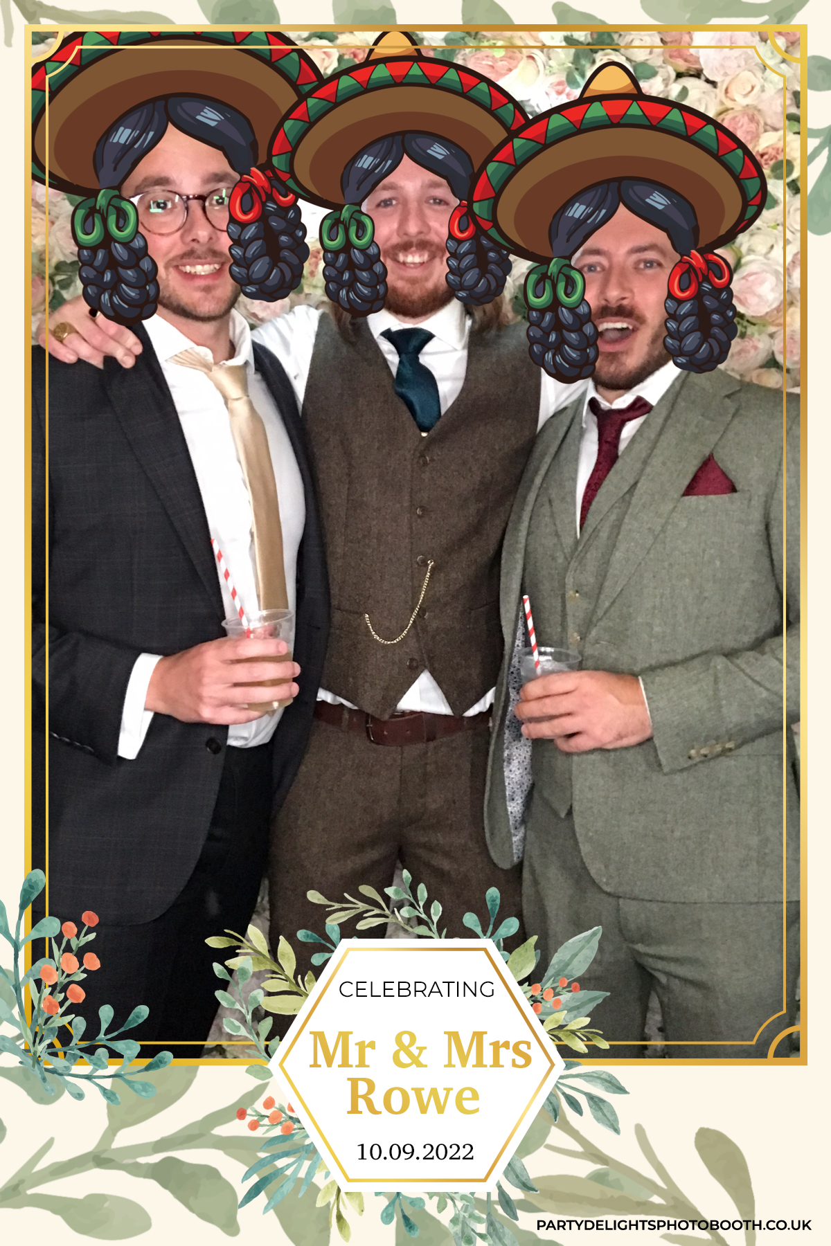 Mr & Mrs Rowe | View more photos from the event at gallery.partydelightsphotobooth.co.uk/u/PartyDelightsPhotoBooth/Mr-Mrs-Rowe