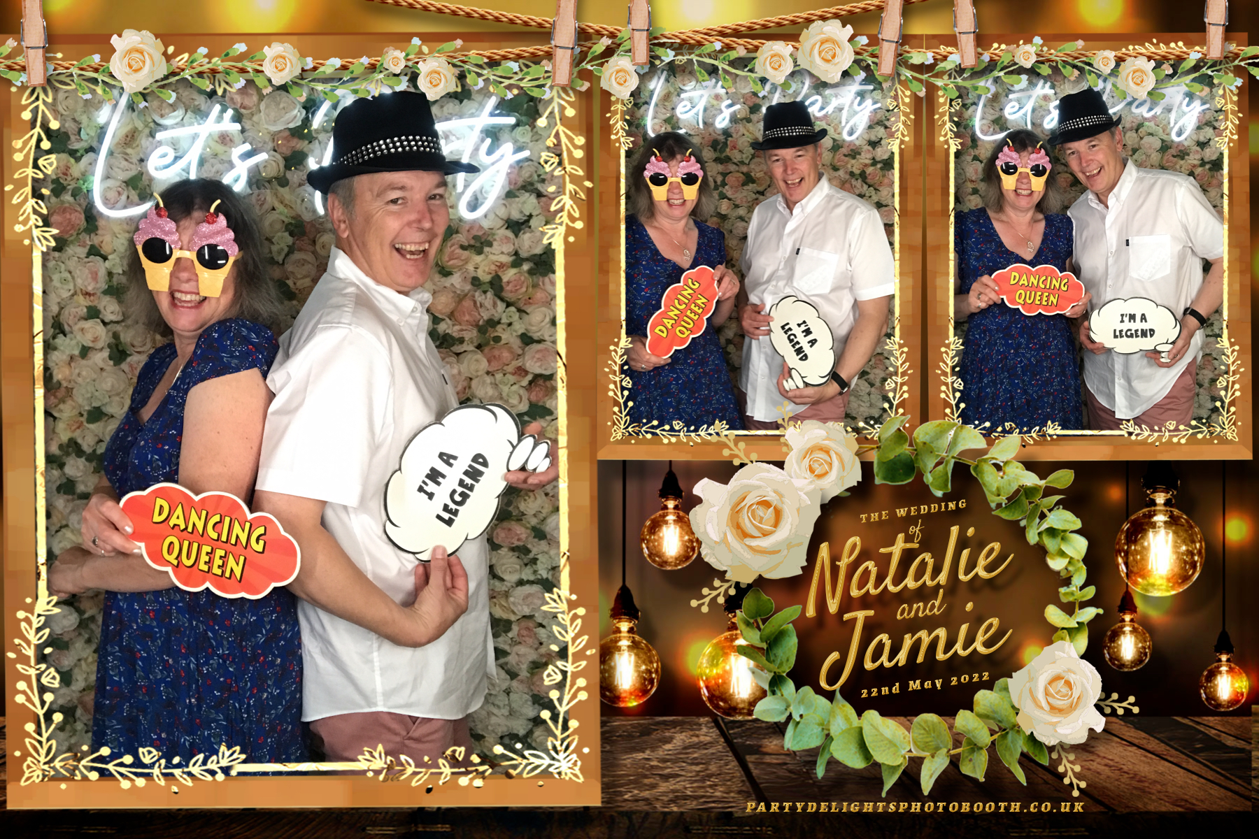 Mr and Mrs Howard | View more photos from the event at gallery.partydelightsphotobooth.co.uk/u/PartyDelightsPhotoBooth/Mr-and-Mrs-Howard