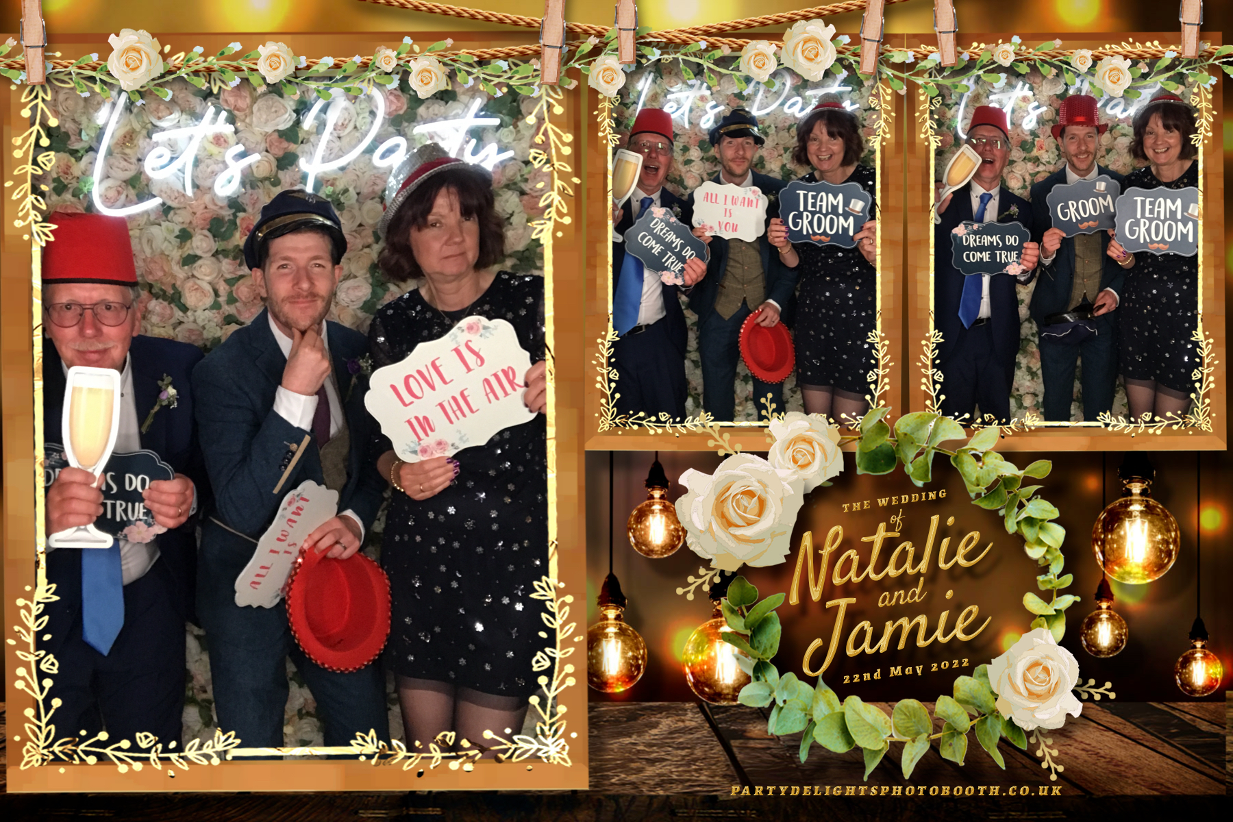 Mr and Mrs Howard | View more photos from the event at gallery.partydelightsphotobooth.co.uk/u/PartyDelightsPhotoBooth/Mr-and-Mrs-Howard