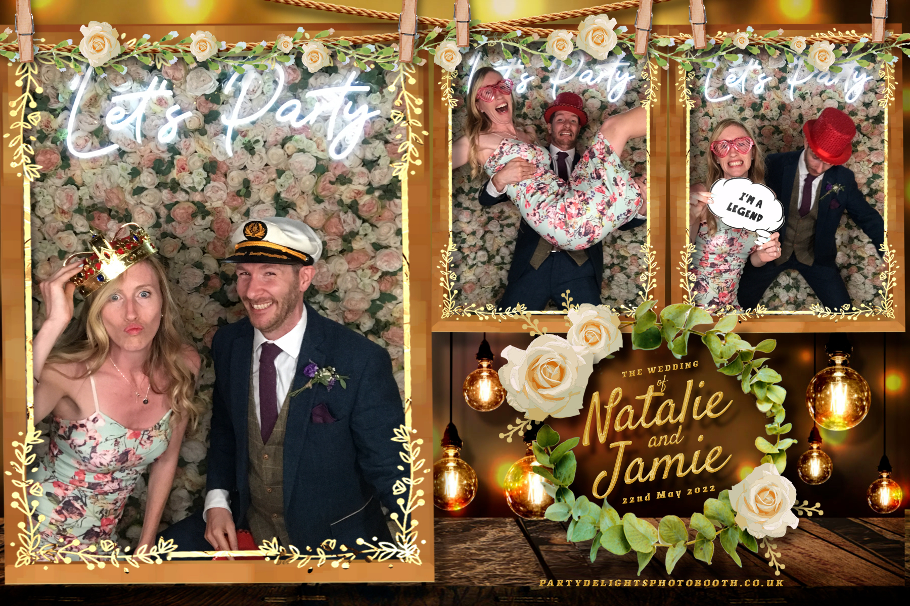 Mr and Mrs Howard | View more photos from the event at gallery.partydelightsphotobooth.co.uk/u/PartyDelightsPhotoBooth/Mr-and-Mrs-Howard