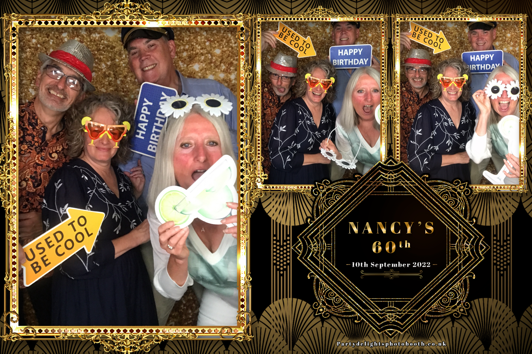Nancy's 60th Birthday Party | View more photos from the event at gallery.partydelightsphotobooth.co.uk/u/PartyDelightsPhotoBooth/Nancys-60th-Birthday-Party