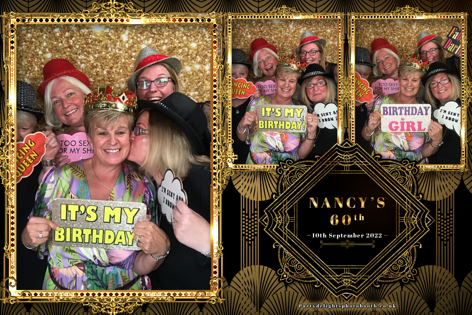 Nancy's 60th Birthday Party | View more photos from the event at gallery.partydelightsphotobooth.co.uk/u/PartyDelightsPhotoBooth/Nancys-60th-Birthday-Party