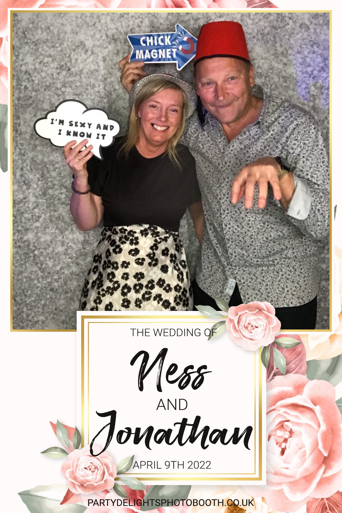 Ness and Jonnie's Wedding | View more photos from the event at gallery.partydelightsphotobooth.co.uk/u/PartyDelightsPhotoBooth/Ness-and-Jonnies-Wedding