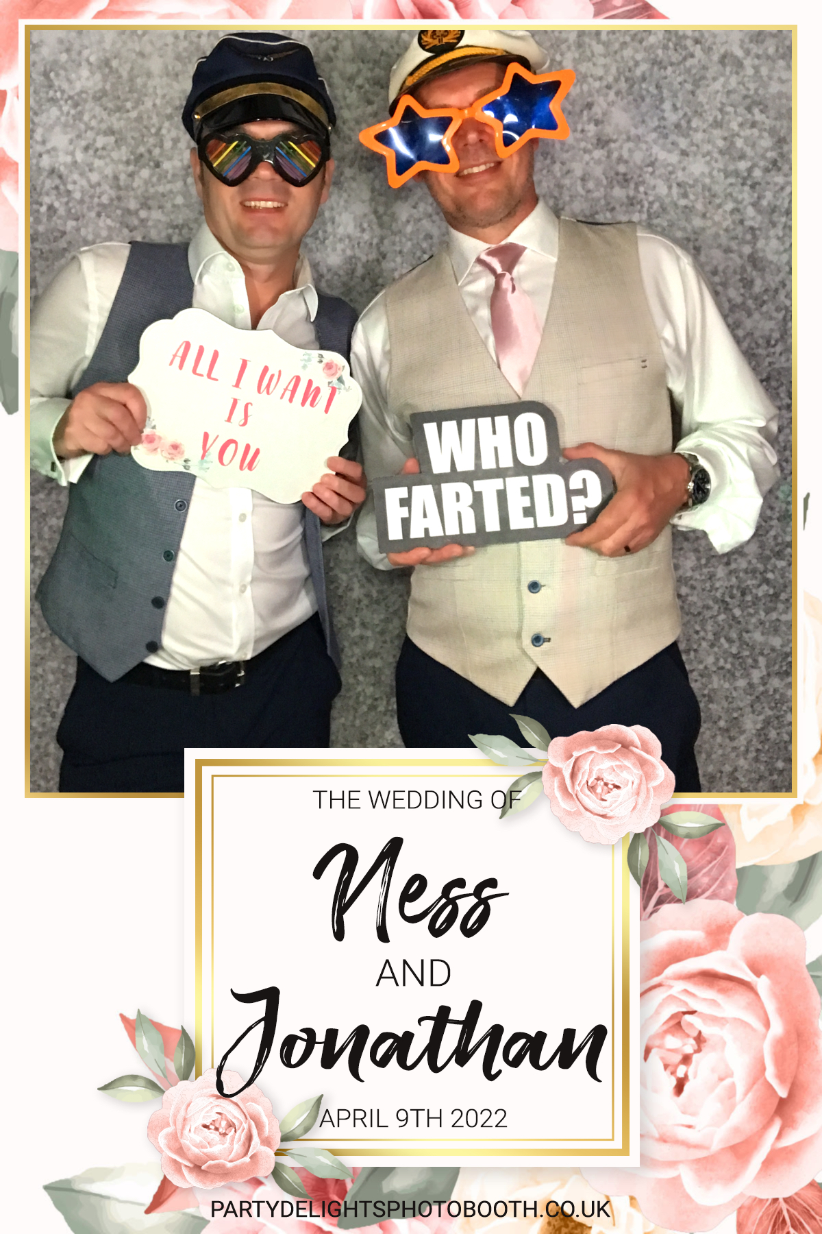 Ness and Jonnie's Wedding | View more photos from the event at gallery.partydelightsphotobooth.co.uk/u/PartyDelightsPhotoBooth/Ness-and-Jonnies-Wedding