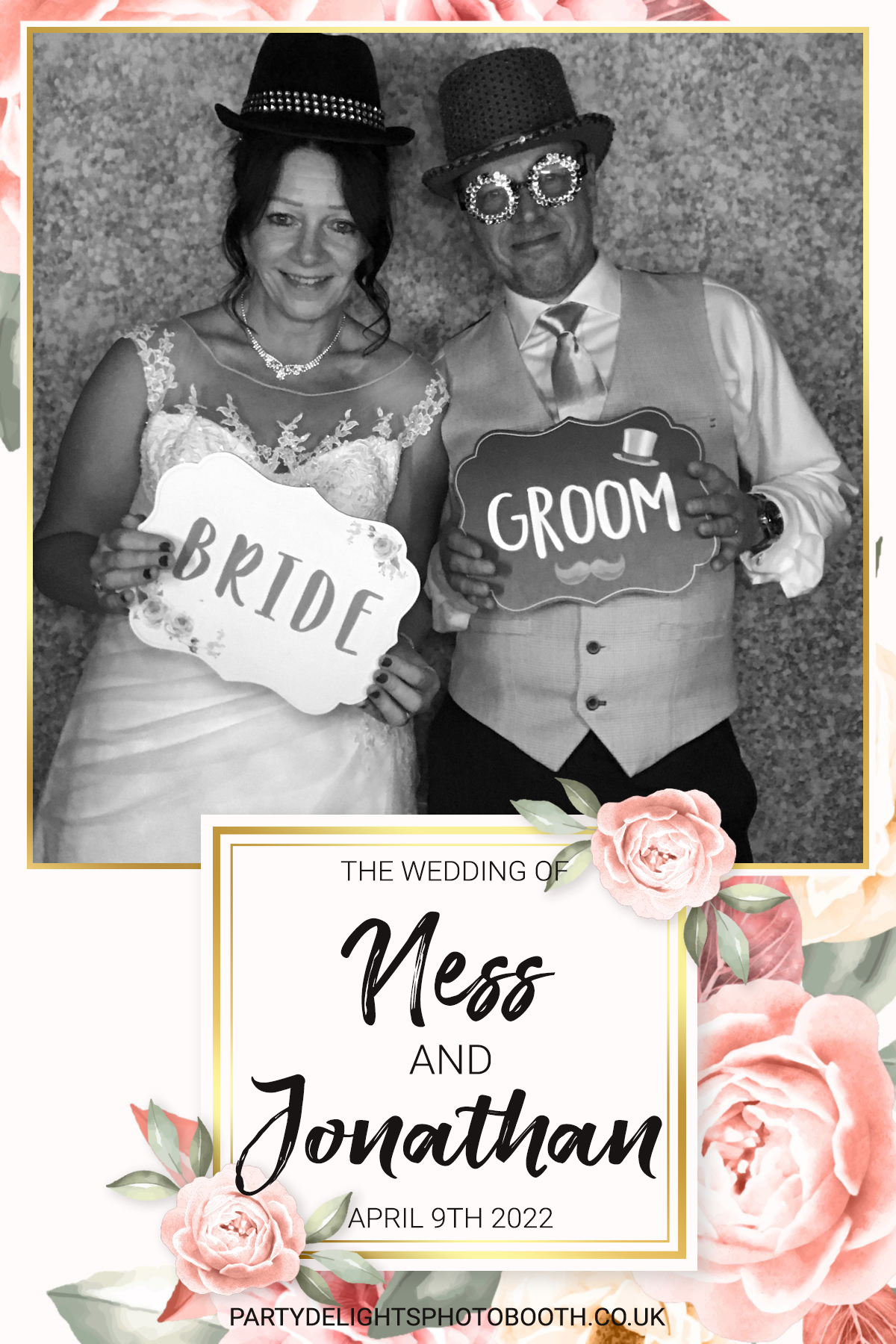Ness and Jonnie's Wedding | View more photos from the event at gallery.partydelightsphotobooth.co.uk/u/PartyDelightsPhotoBooth/Ness-and-Jonnies-Wedding