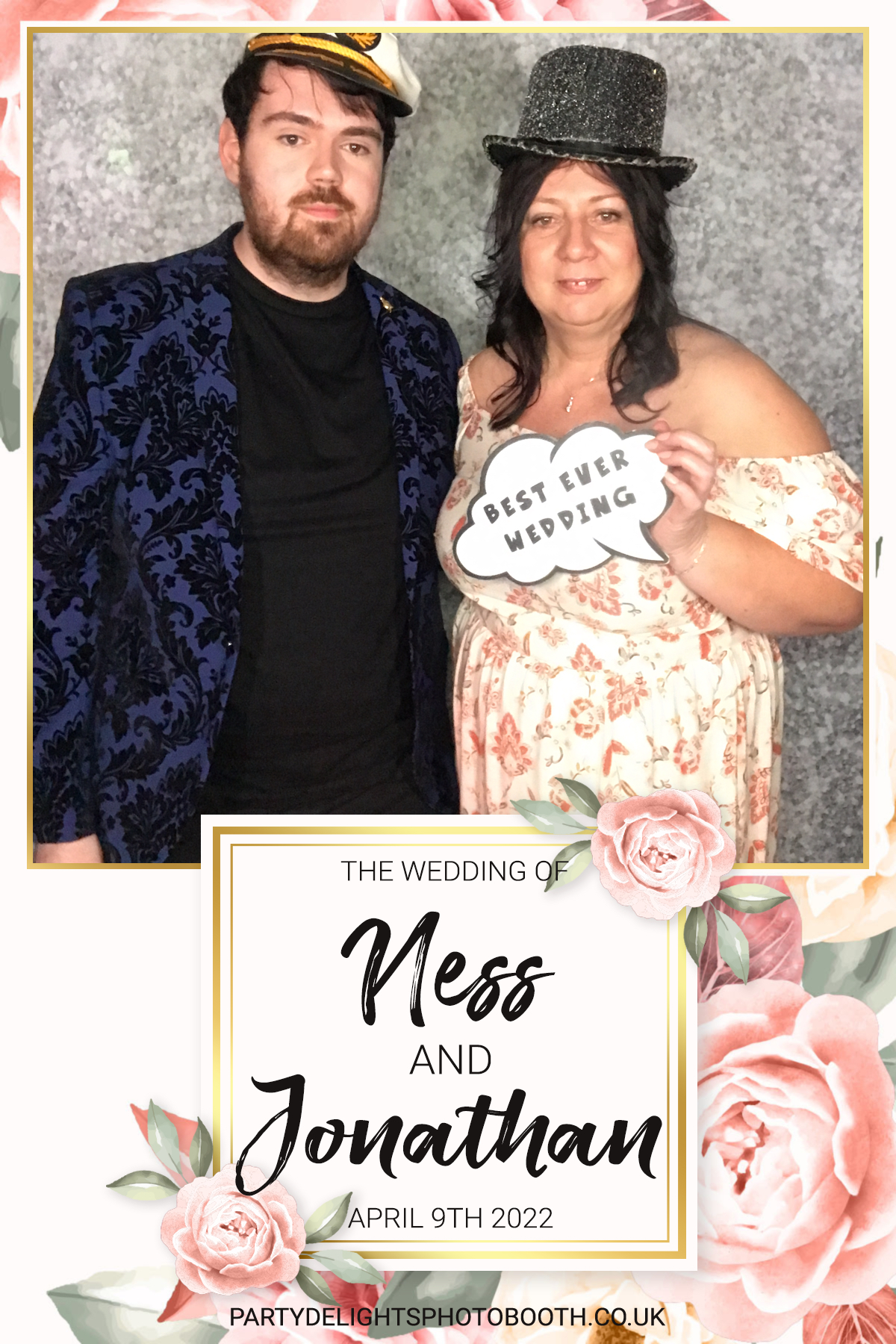 Ness and Jonnie's Wedding | View more photos from the event at gallery.partydelightsphotobooth.co.uk/u/PartyDelightsPhotoBooth/Ness-and-Jonnies-Wedding