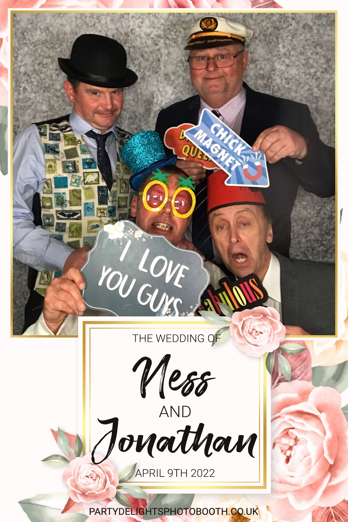 Ness and Jonnie's Wedding | View more photos from the event at gallery.partydelightsphotobooth.co.uk/u/PartyDelightsPhotoBooth/Ness-and-Jonnies-Wedding