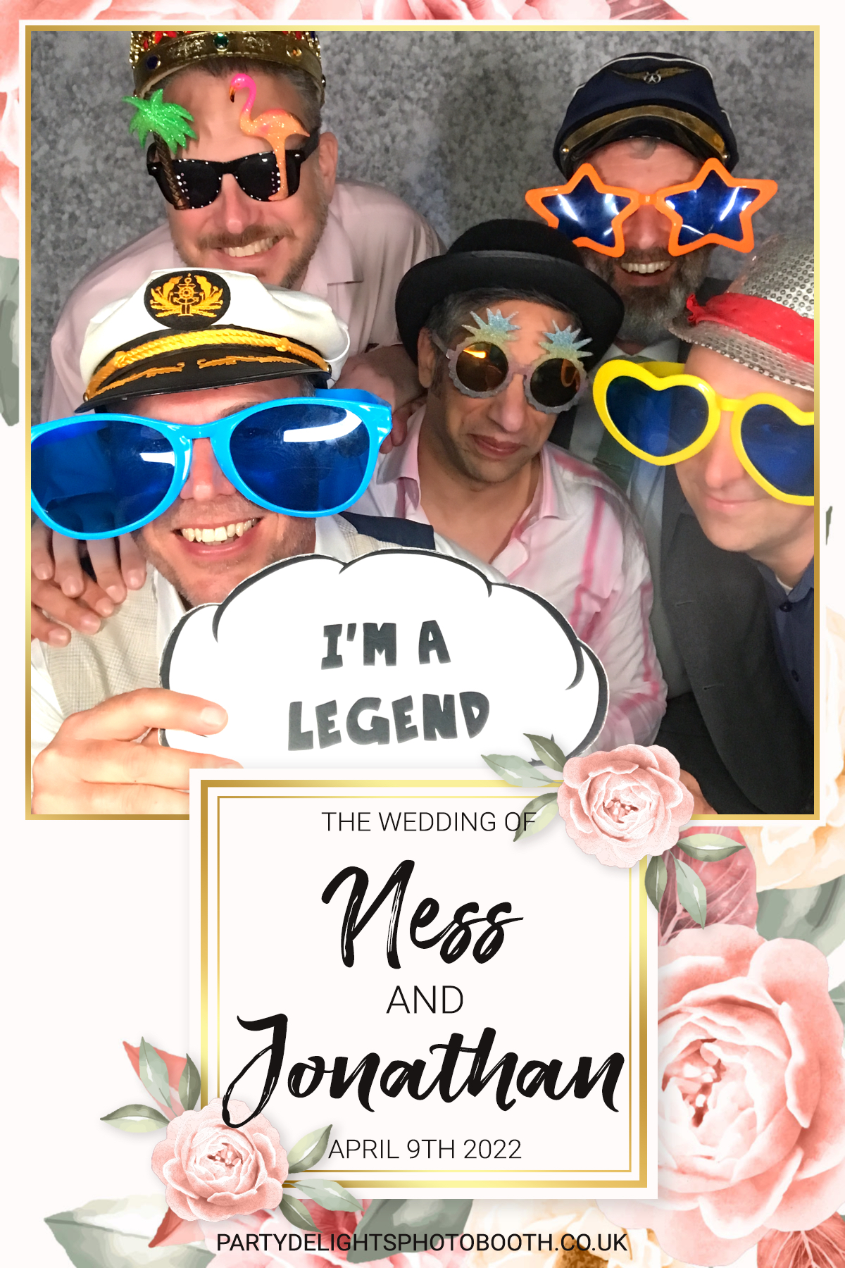 Ness and Jonnie's Wedding | View more photos from the event at gallery.partydelightsphotobooth.co.uk/u/PartyDelightsPhotoBooth/Ness-and-Jonnies-Wedding