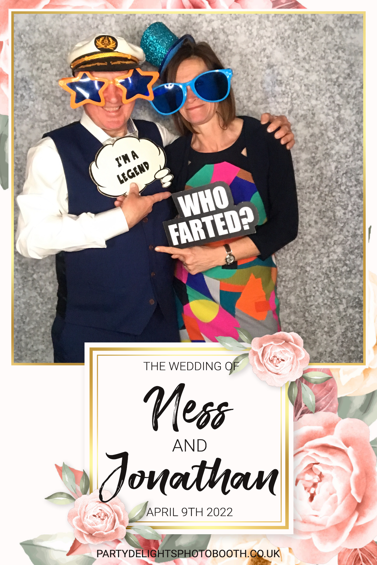 Ness and Jonnie's Wedding | View more photos from the event at gallery.partydelightsphotobooth.co.uk/u/PartyDelightsPhotoBooth/Ness-and-Jonnies-Wedding