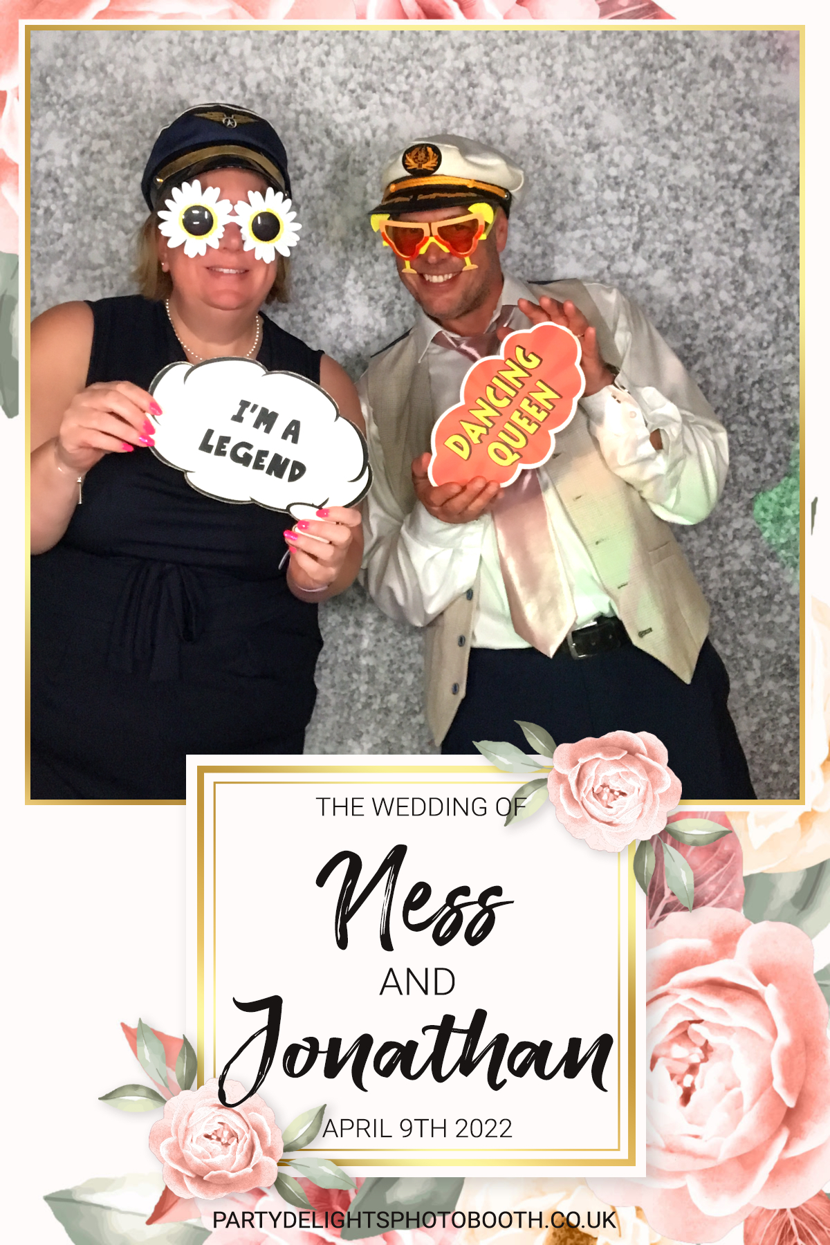 Ness and Jonnie's Wedding | View more photos from the event at gallery.partydelightsphotobooth.co.uk/u/PartyDelightsPhotoBooth/Ness-and-Jonnies-Wedding