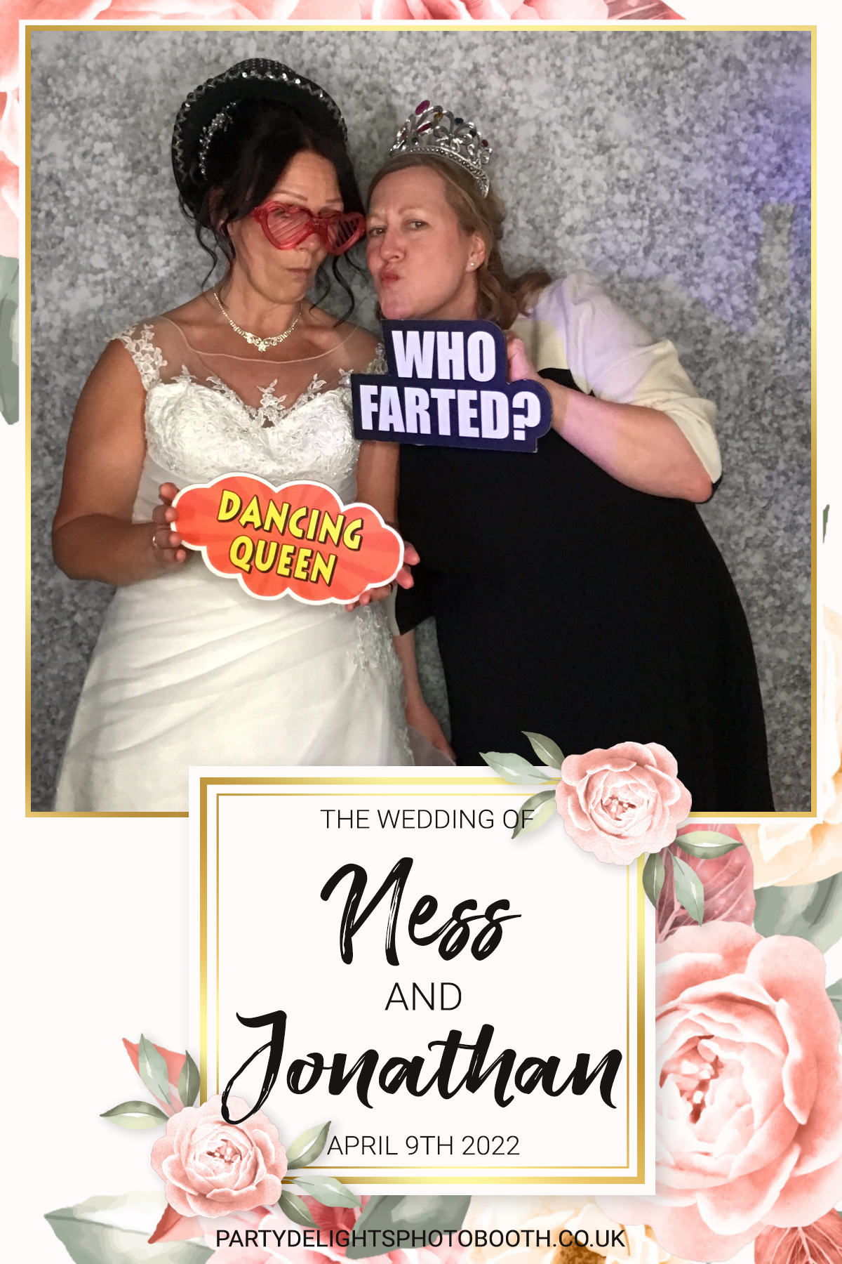 Ness and Jonnie's Wedding | View more photos from the event at gallery.partydelightsphotobooth.co.uk/u/PartyDelightsPhotoBooth/Ness-and-Jonnies-Wedding