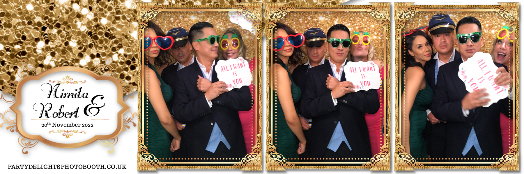 Rob and Nimita's wedding | View more photos from the event at gallery.partydelightsphotobooth.co.uk/u/PartyDelightsPhotoBooth/Rob-and-Nimitas-wedding