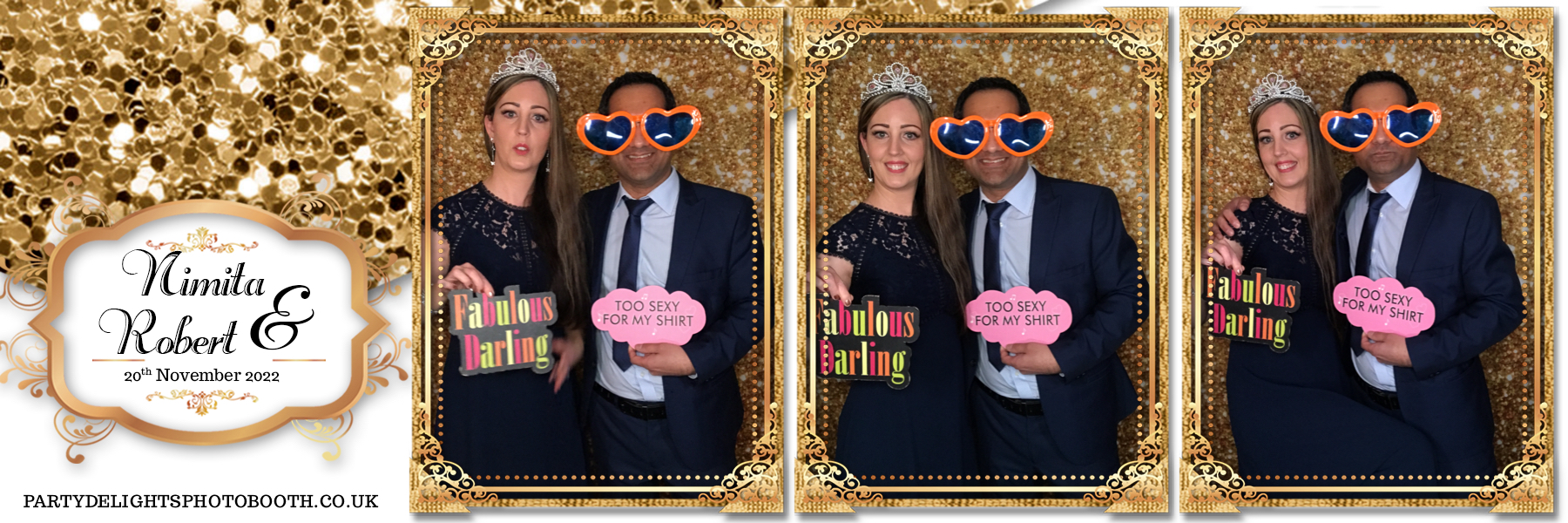 Rob and Nimita's wedding | View more photos from the event at gallery.partydelightsphotobooth.co.uk/u/PartyDelightsPhotoBooth/Rob-and-Nimitas-wedding
