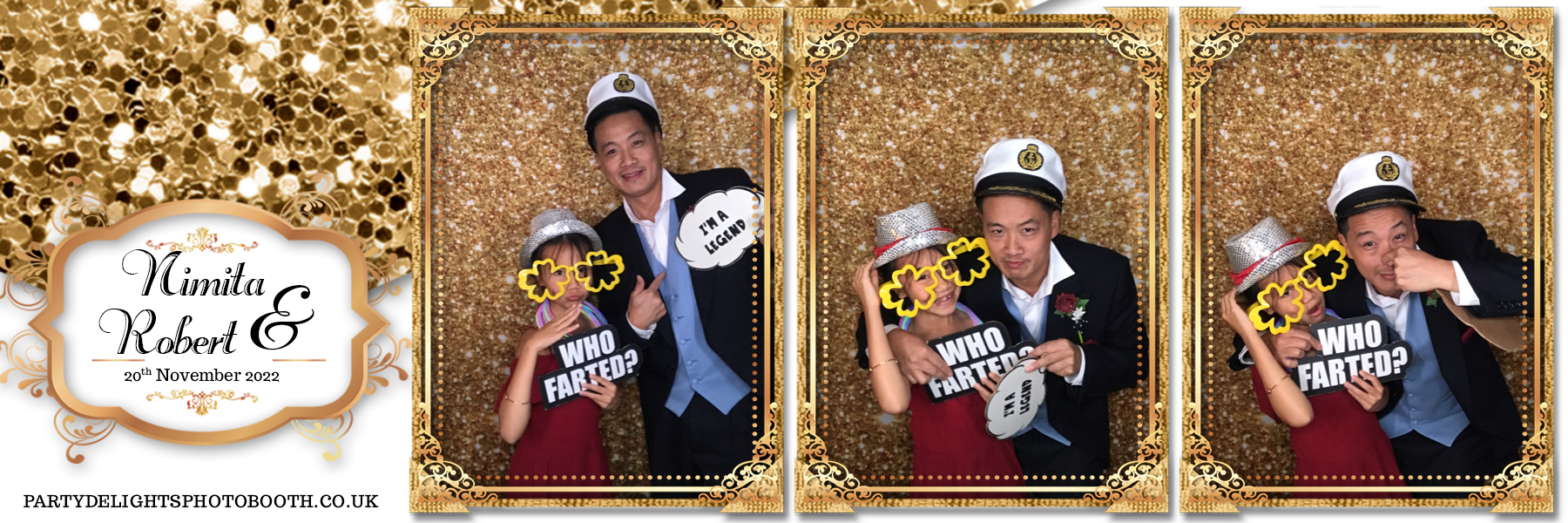 Rob and Nimita's wedding | View more photos from the event at gallery.partydelightsphotobooth.co.uk/u/PartyDelightsPhotoBooth/Rob-and-Nimitas-wedding