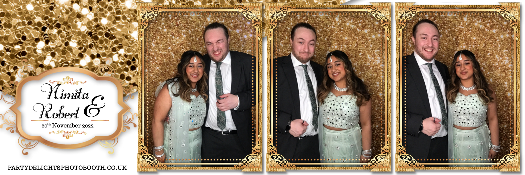 Rob and Nimita's wedding | View more photos from the event at gallery.partydelightsphotobooth.co.uk/u/PartyDelightsPhotoBooth/Rob-and-Nimitas-wedding