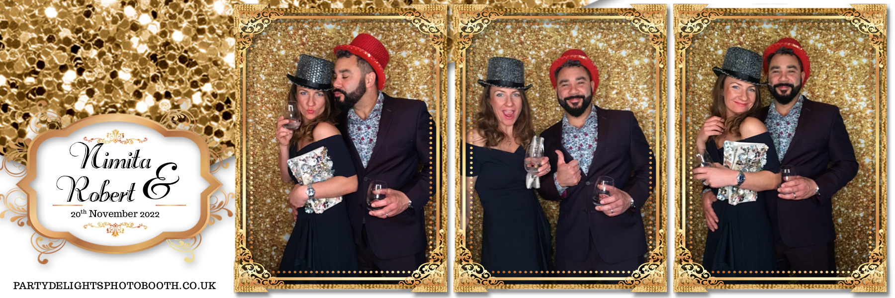 Rob and Nimita's wedding | View more photos from the event at gallery.partydelightsphotobooth.co.uk/u/PartyDelightsPhotoBooth/Rob-and-Nimitas-wedding