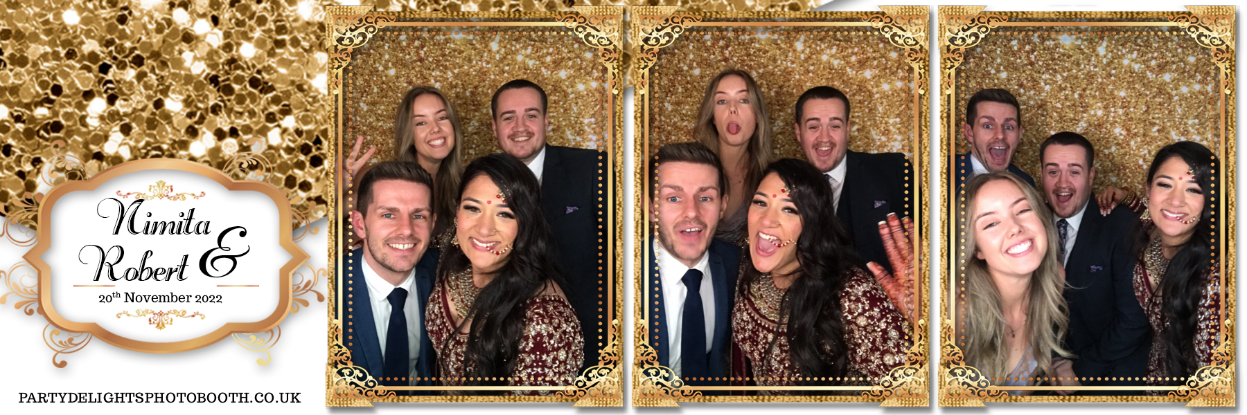 Rob and Nimita's wedding | View more photos from the event at gallery.partydelightsphotobooth.co.uk/u/PartyDelightsPhotoBooth/Rob-and-Nimitas-wedding