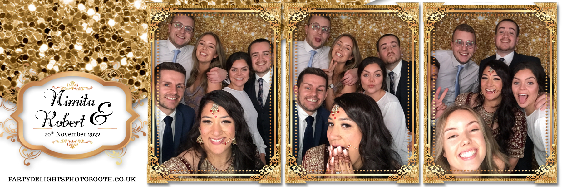 Rob and Nimita's wedding | View more photos from the event at gallery.partydelightsphotobooth.co.uk/u/PartyDelightsPhotoBooth/Rob-and-Nimitas-wedding