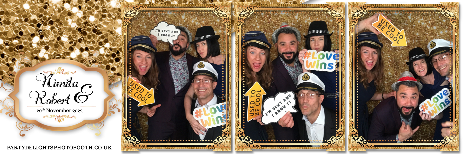 Rob and Nimita's wedding | View more photos from the event at gallery.partydelightsphotobooth.co.uk/u/PartyDelightsPhotoBooth/Rob-and-Nimitas-wedding