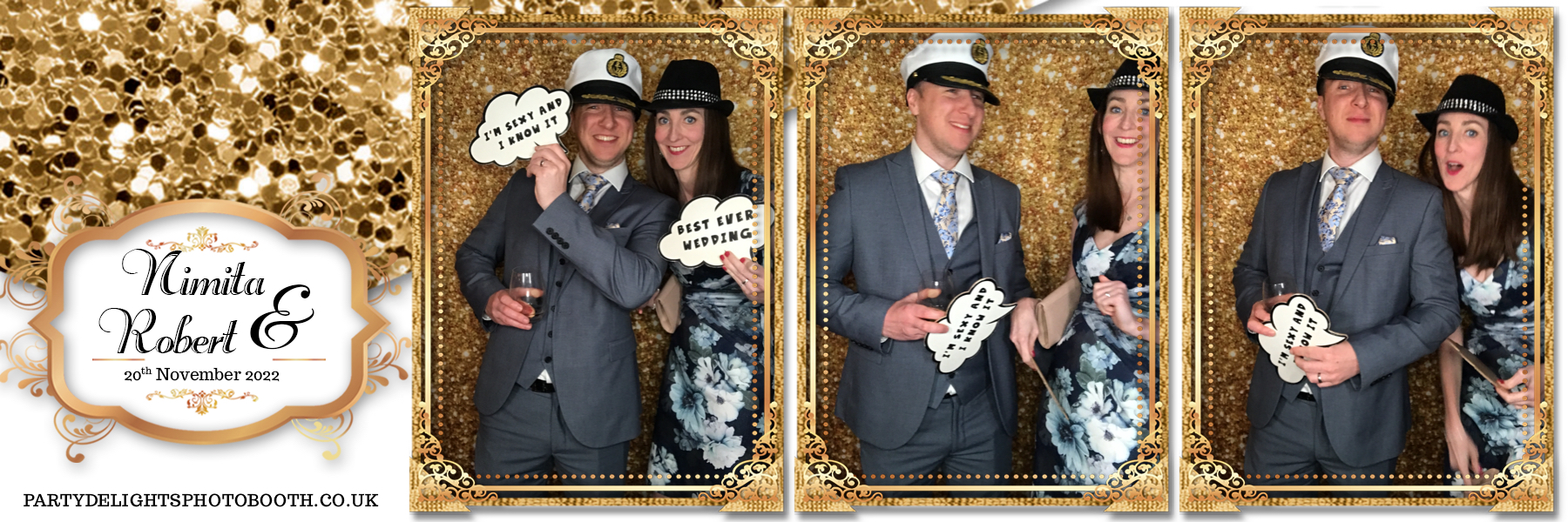 Rob and Nimita's wedding | View more photos from the event at gallery.partydelightsphotobooth.co.uk/u/PartyDelightsPhotoBooth/Rob-and-Nimitas-wedding
