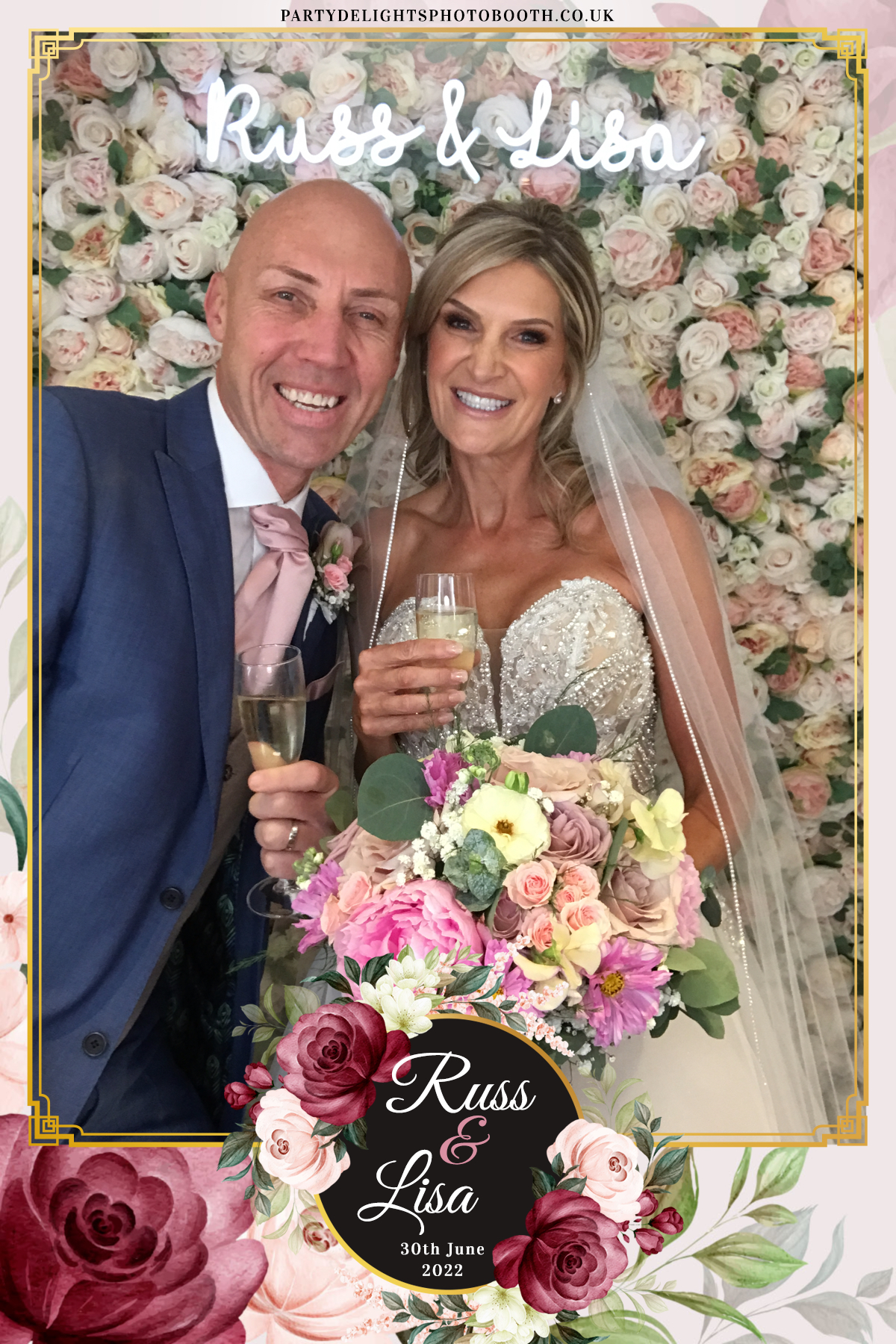 Russ & Lisa's Wedding | View more photos from the event at gallery.partydelightsphotobooth.co.uk/u/PartyDelightsPhotoBooth/Russ-Lisas-Wedding