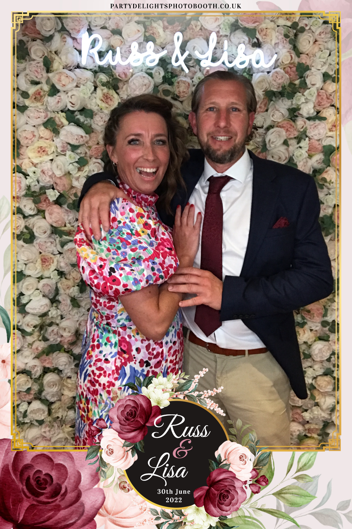 Russ & Lisa's Wedding | View more photos from the event at gallery.partydelightsphotobooth.co.uk/u/PartyDelightsPhotoBooth/Russ-Lisas-Wedding