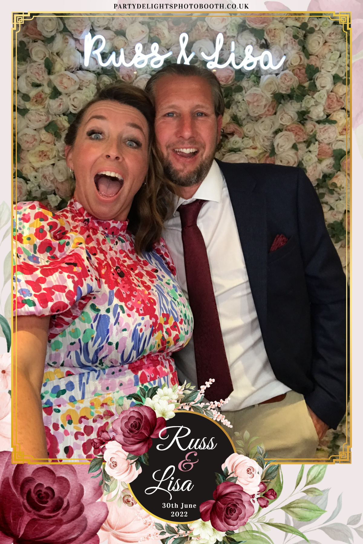 Russ & Lisa's Wedding | View more photos from the event at gallery.partydelightsphotobooth.co.uk/u/PartyDelightsPhotoBooth/Russ-Lisas-Wedding