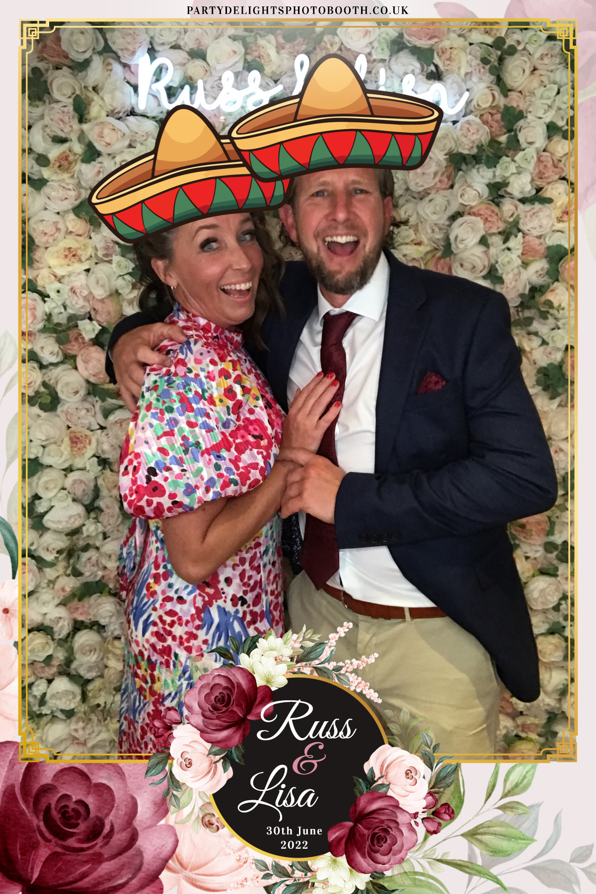 Russ & Lisa's Wedding | View more photos from the event at gallery.partydelightsphotobooth.co.uk/u/PartyDelightsPhotoBooth/Russ-Lisas-Wedding
