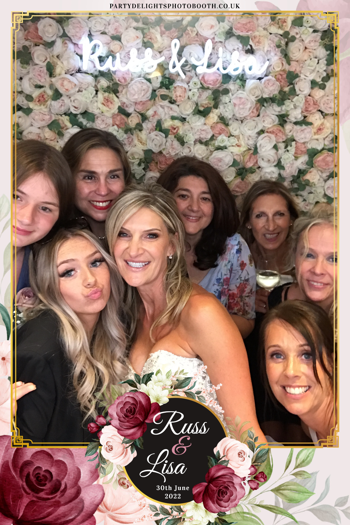 Russ & Lisa's Wedding | View more photos from the event at gallery.partydelightsphotobooth.co.uk/u/PartyDelightsPhotoBooth/Russ-Lisas-Wedding