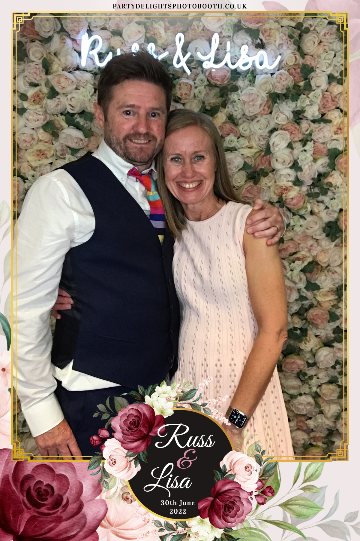 Russ & Lisa's Wedding | View more photos from the event at gallery.partydelightsphotobooth.co.uk/u/PartyDelightsPhotoBooth/Russ-Lisas-Wedding