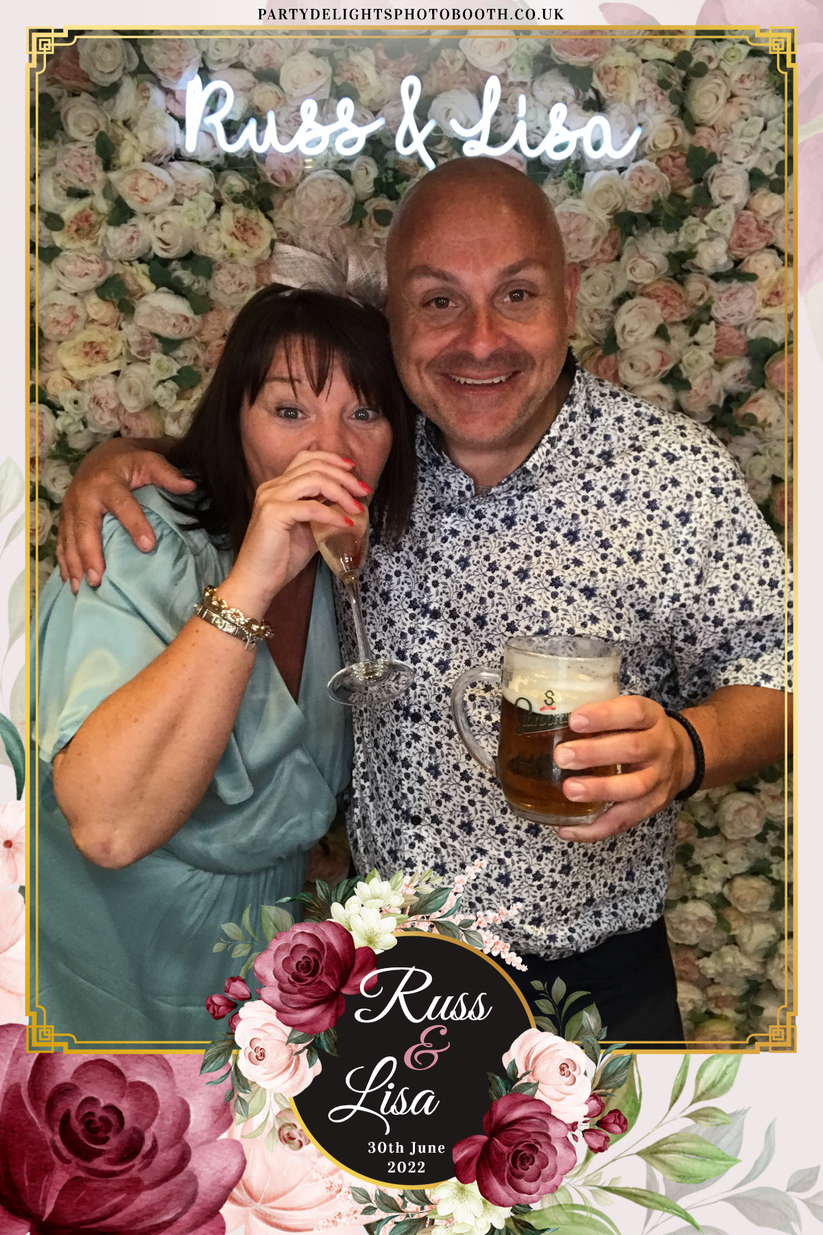 Russ & Lisa's Wedding | View more photos from the event at gallery.partydelightsphotobooth.co.uk/u/PartyDelightsPhotoBooth/Russ-Lisas-Wedding