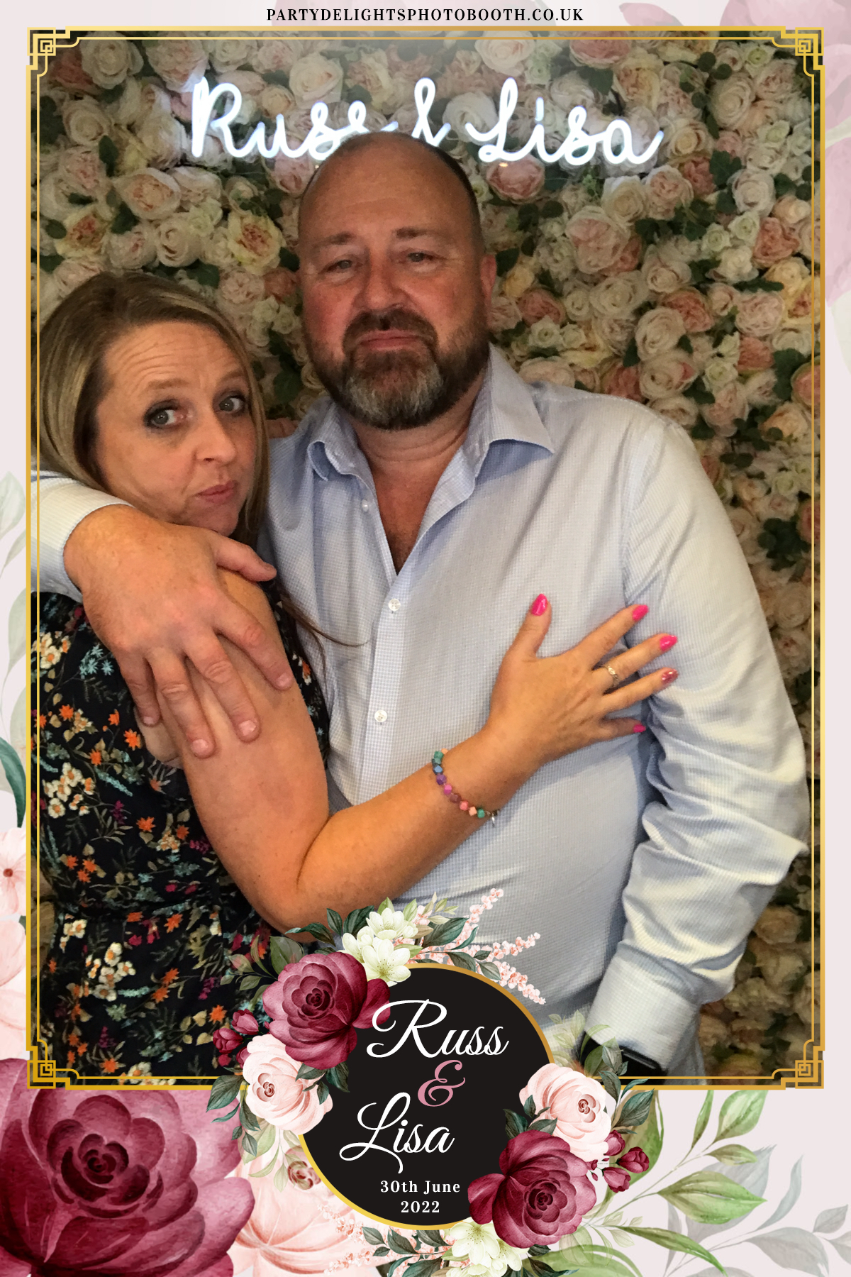 Russ & Lisa's Wedding | View more photos from the event at gallery.partydelightsphotobooth.co.uk/u/PartyDelightsPhotoBooth/Russ-Lisas-Wedding