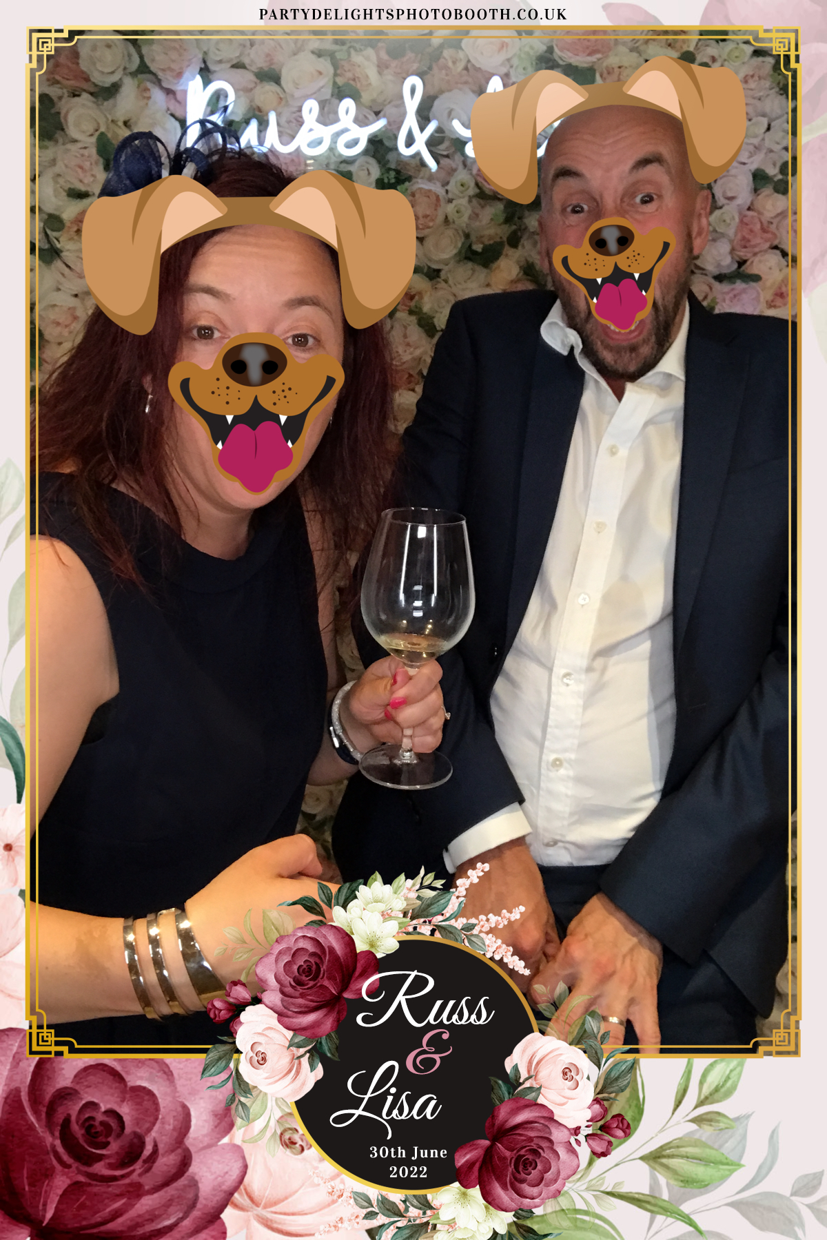 Russ & Lisa's Wedding | View more photos from the event at gallery.partydelightsphotobooth.co.uk/u/PartyDelightsPhotoBooth/Russ-Lisas-Wedding