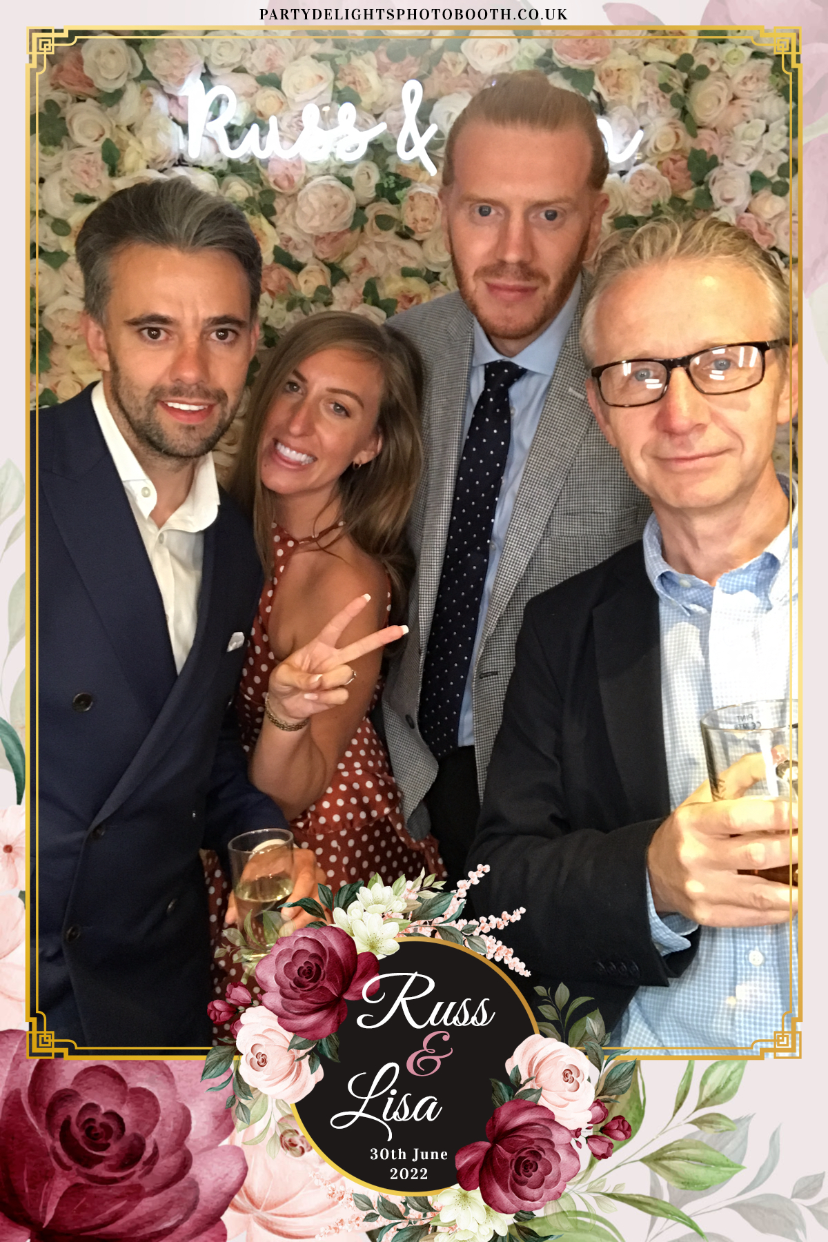 Russ & Lisa's Wedding | View more photos from the event at gallery.partydelightsphotobooth.co.uk/u/PartyDelightsPhotoBooth/Russ-Lisas-Wedding