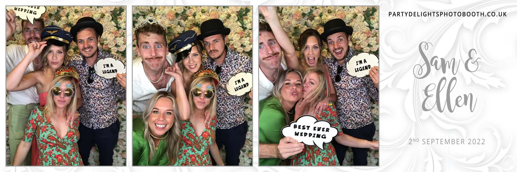 Sam & Ellen’s Wedding | View more photos from the event at gallery.partydelightsphotobooth.co.uk/u/PartyDelightsPhotoBooth/Sam-Ellen’s-Wedding