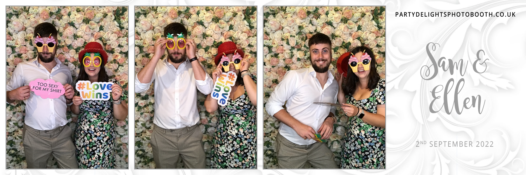 Sam & Ellen’s Wedding | View more photos from the event at gallery.partydelightsphotobooth.co.uk/u/PartyDelightsPhotoBooth/Sam-Ellen’s-Wedding
