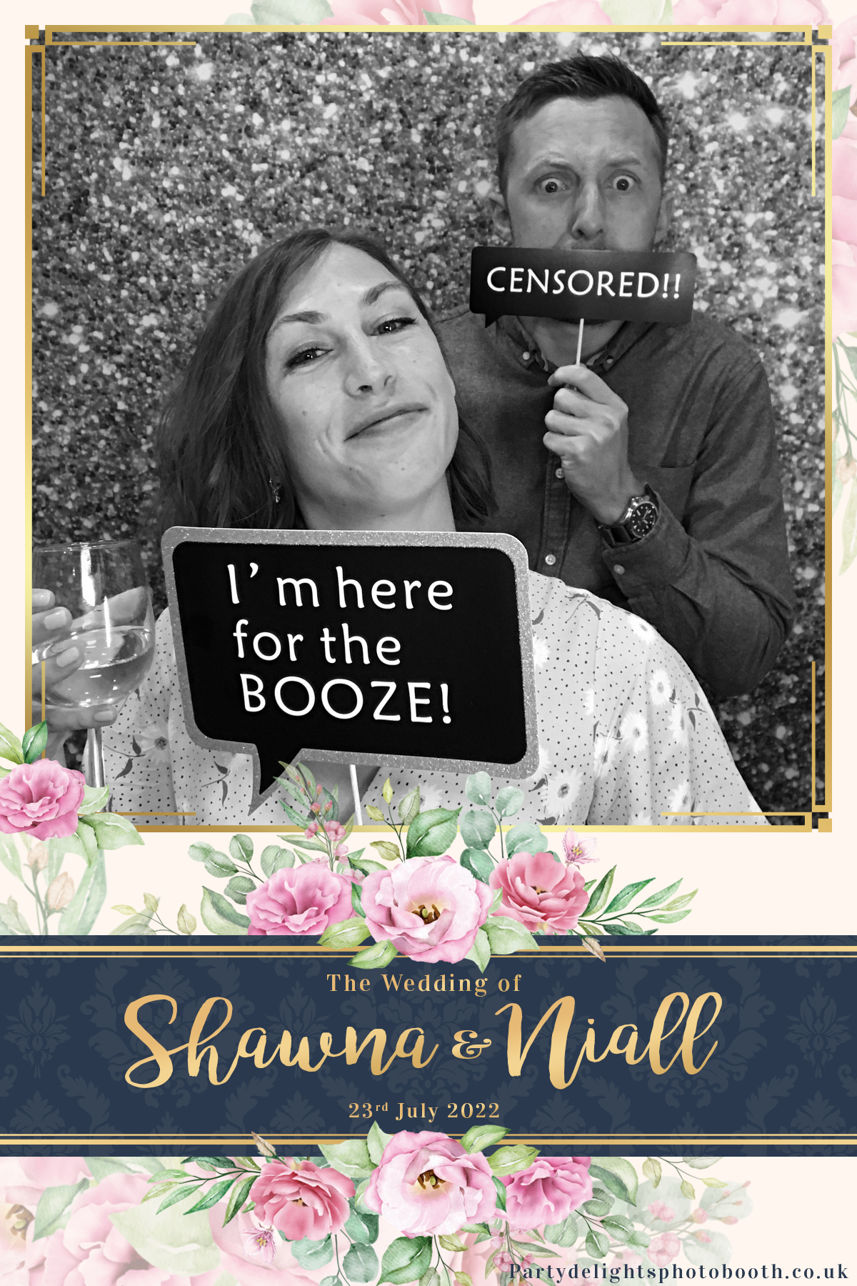 Shawna & Niall's Wedding | View more photos from the event at gallery.partydelightsphotobooth.co.uk/u/PartyDelightsPhotoBooth/Shawna-Nialls-Wedding