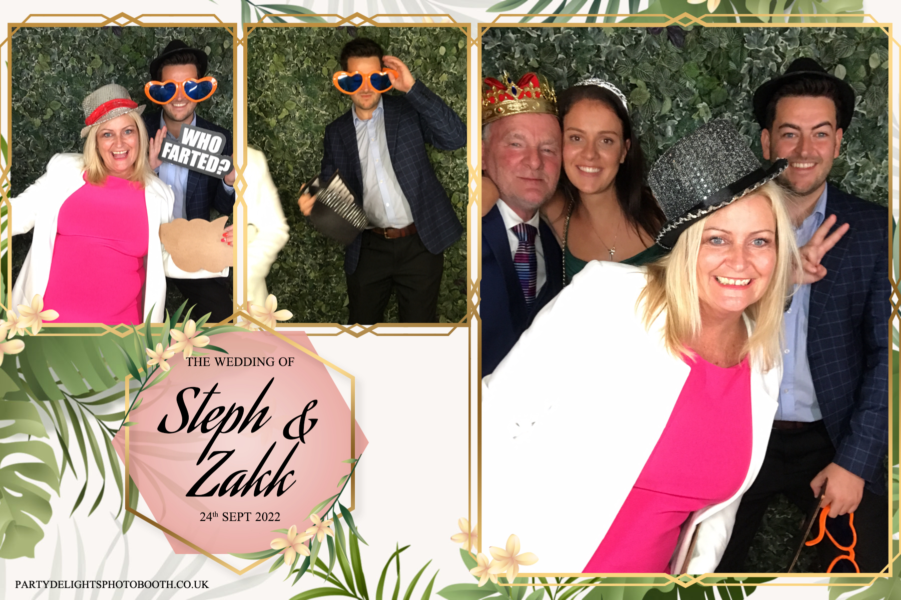 Stephanie and Zakk's Wedding | View more photos from the event at gallery.partydelightsphotobooth.co.uk/u/PartyDelightsPhotoBooth/Stephanie-and-Zakks-Wedding