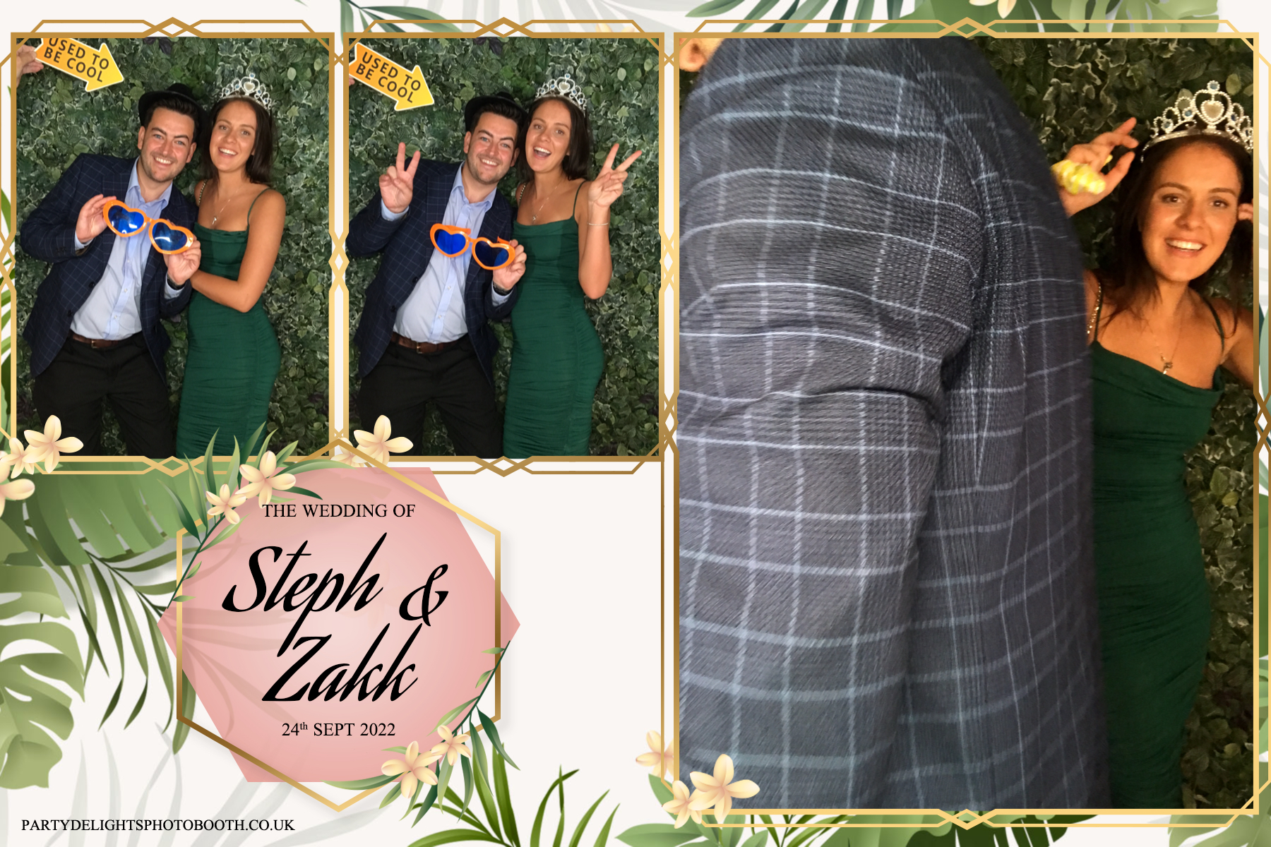 Stephanie and Zakk's Wedding | View more photos from the event at gallery.partydelightsphotobooth.co.uk/u/PartyDelightsPhotoBooth/Stephanie-and-Zakks-Wedding