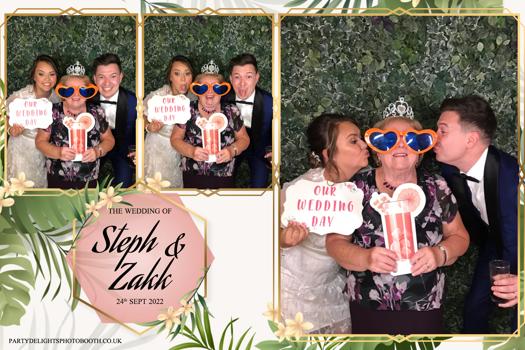 Stephanie and Zakk's Wedding | View more photos from the event at gallery.partydelightsphotobooth.co.uk/u/PartyDelightsPhotoBooth/Stephanie-and-Zakks-Wedding