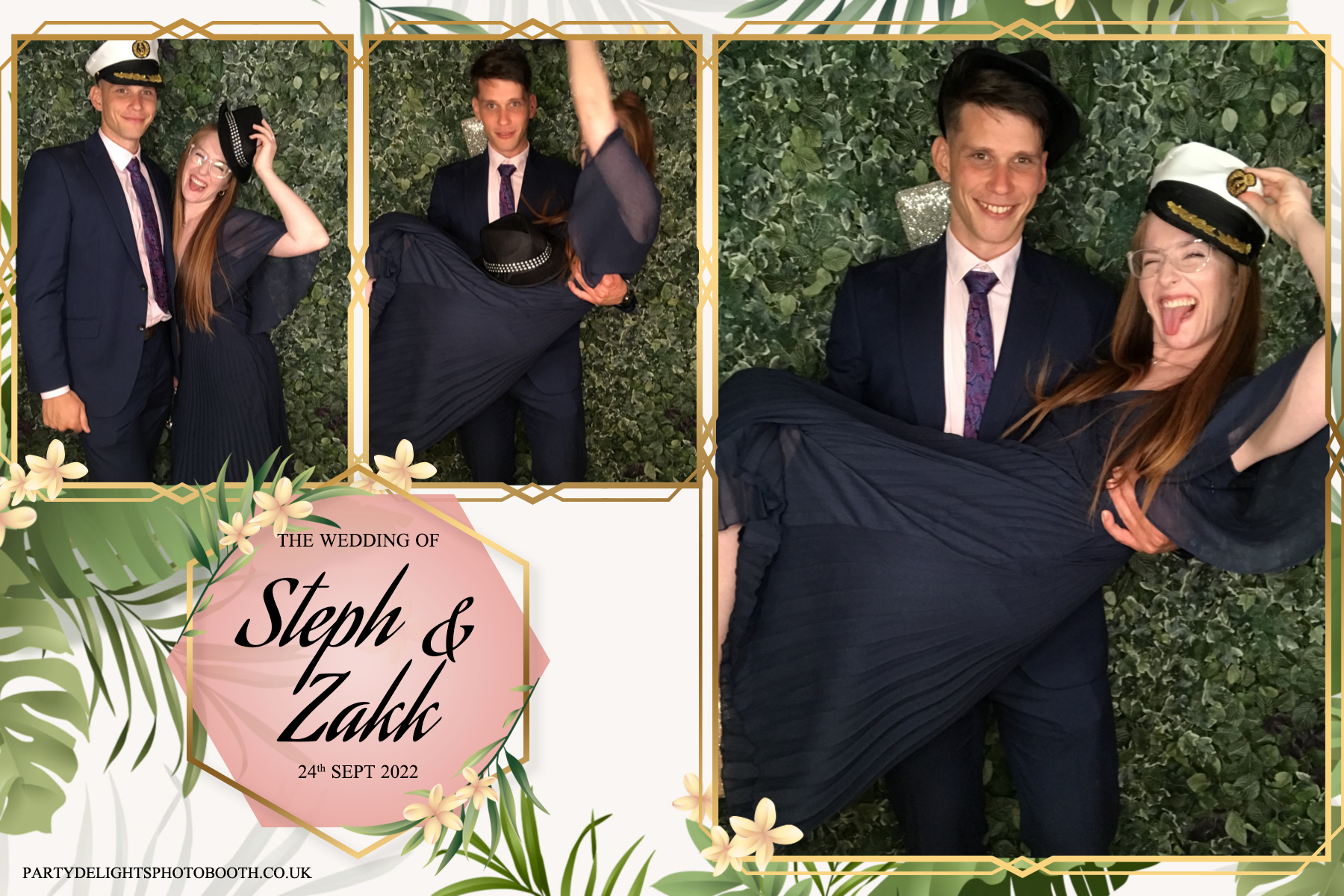 Stephanie and Zakk's Wedding | View more photos from the event at gallery.partydelightsphotobooth.co.uk/u/PartyDelightsPhotoBooth/Stephanie-and-Zakks-Wedding