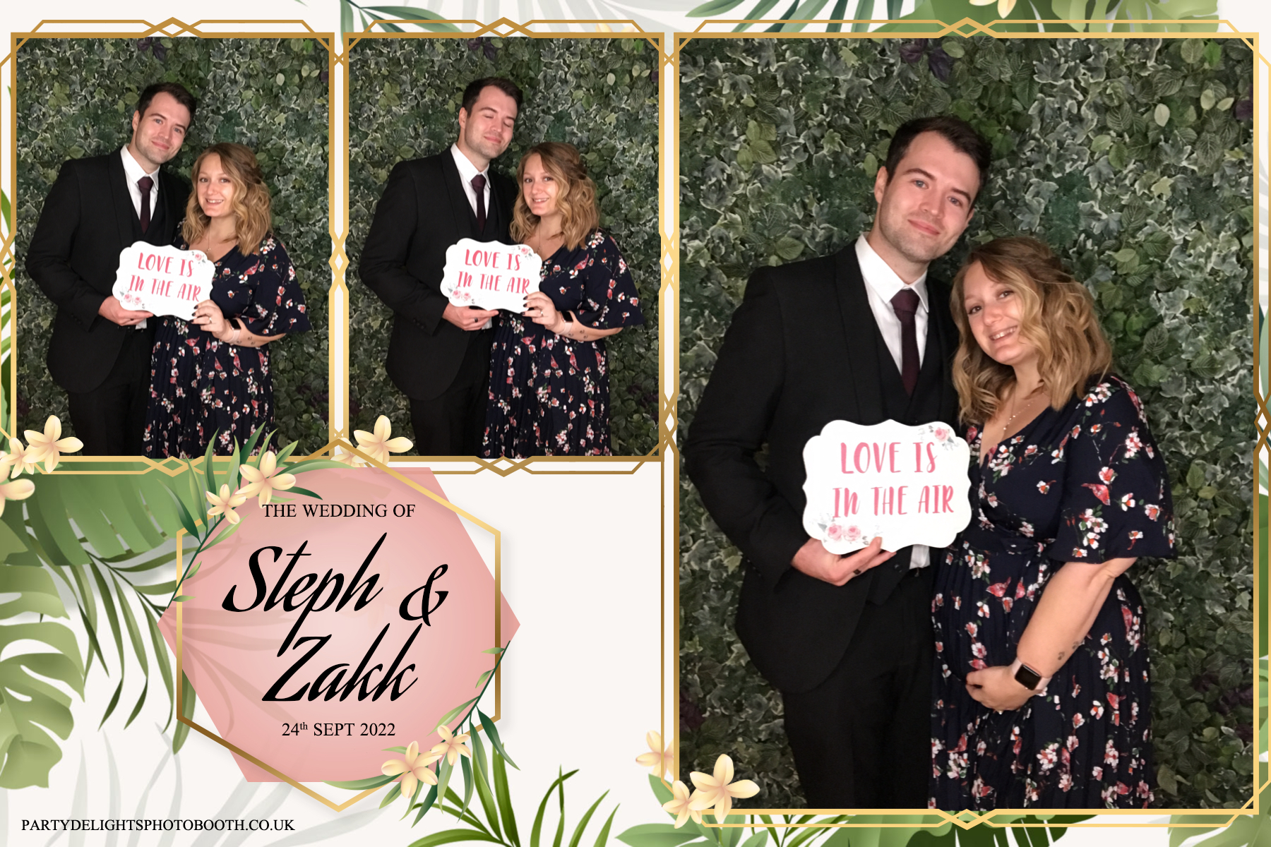Stephanie and Zakk's Wedding | View more photos from the event at gallery.partydelightsphotobooth.co.uk/u/PartyDelightsPhotoBooth/Stephanie-and-Zakks-Wedding
