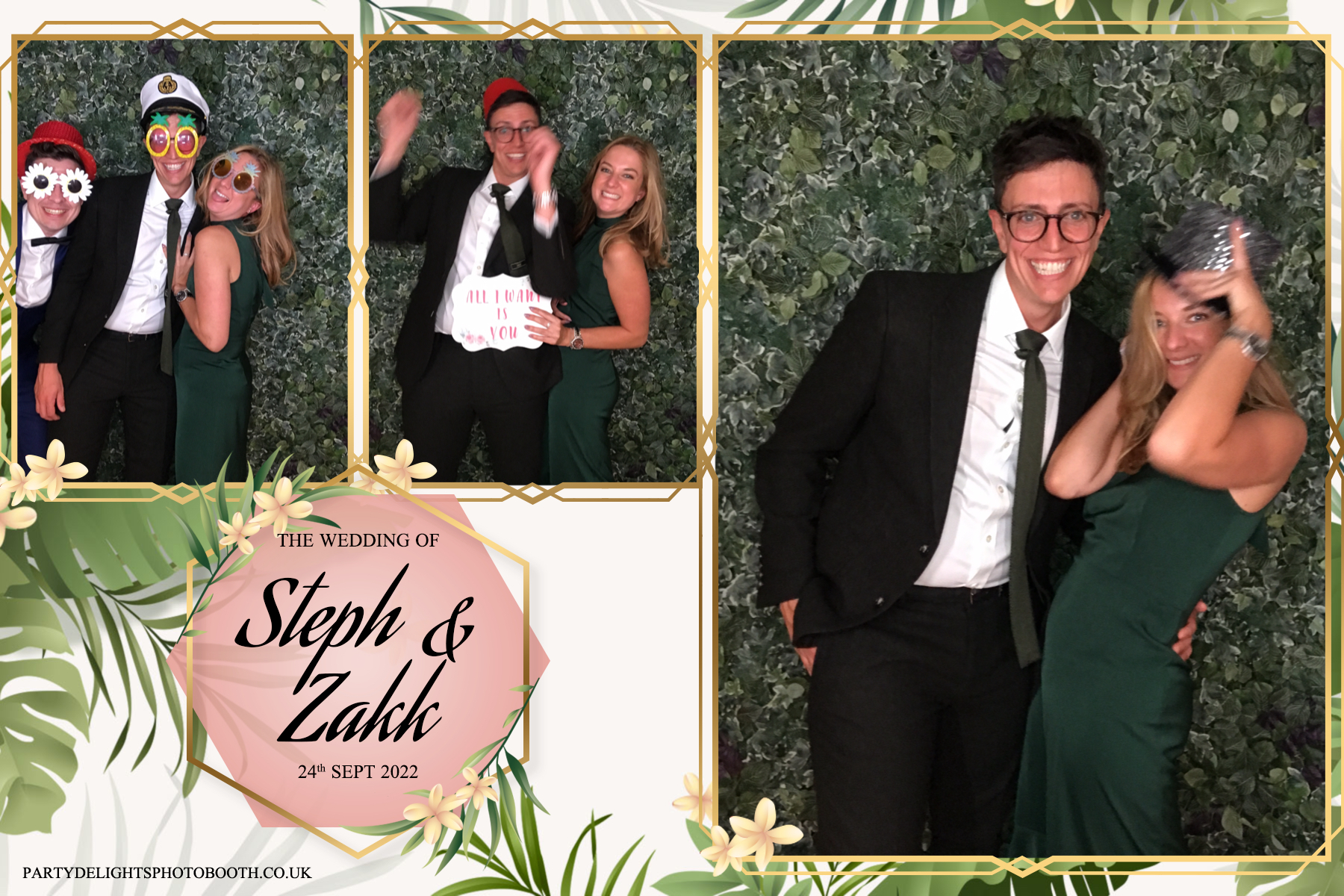 Stephanie and Zakk's Wedding | View more photos from the event at gallery.partydelightsphotobooth.co.uk/u/PartyDelightsPhotoBooth/Stephanie-and-Zakks-Wedding