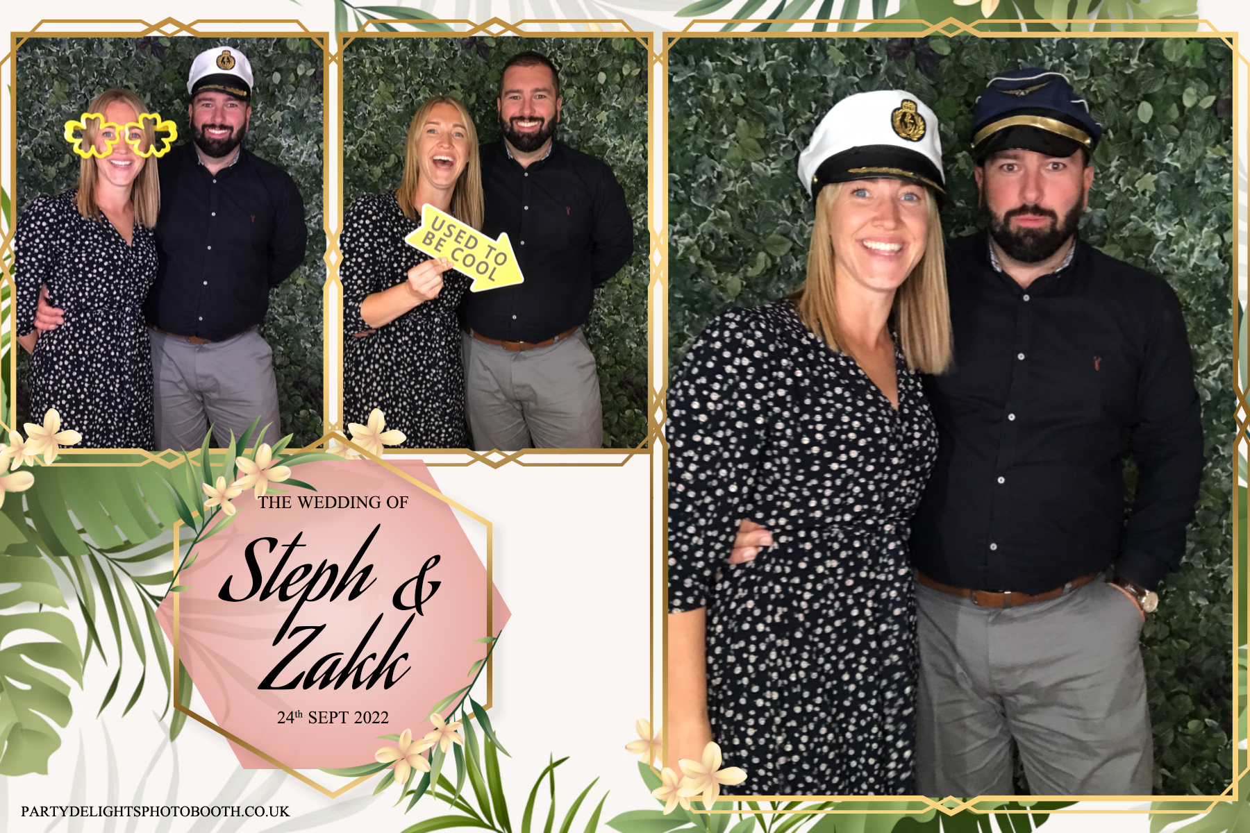 Stephanie and Zakk's Wedding | View more photos from the event at gallery.partydelightsphotobooth.co.uk/u/PartyDelightsPhotoBooth/Stephanie-and-Zakks-Wedding