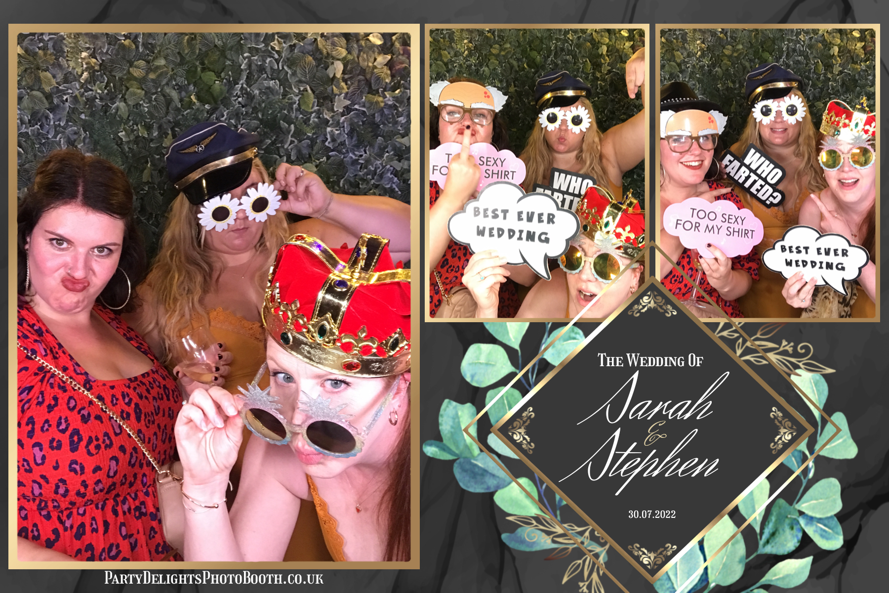 Stephen & Sarah’s wedding | View more photos from the event at gallery.partydelightsphotobooth.co.uk/u/PartyDelightsPhotoBooth/Stephen-Sarah’s-wedding