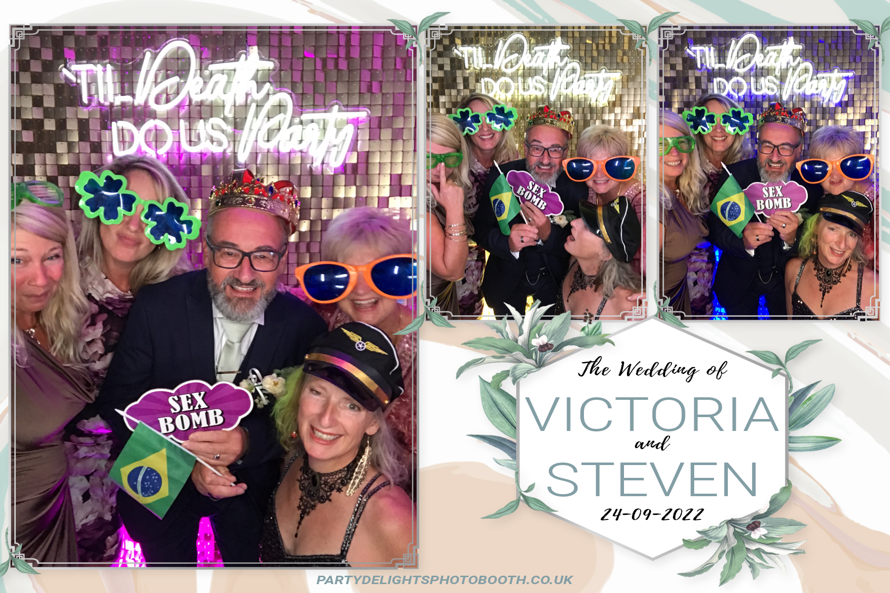 Steven and Victoria’s wedding | View more photos from the event at gallery.partydelightsphotobooth.co.uk/u/PartyDelightsPhotoBooth/Steven-and-Victoria’s-wedding