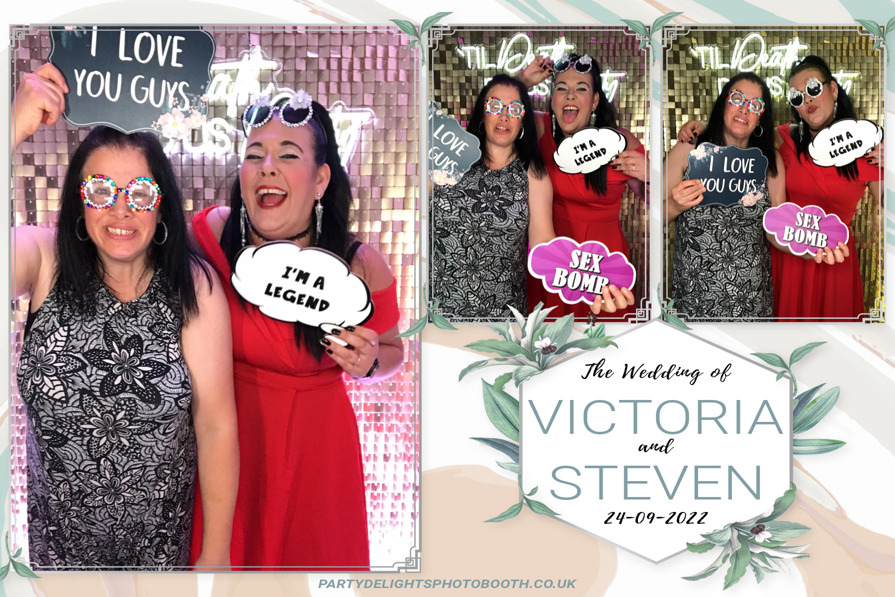Steven and Victoria’s wedding | View more photos from the event at gallery.partydelightsphotobooth.co.uk/u/PartyDelightsPhotoBooth/Steven-and-Victoria’s-wedding
