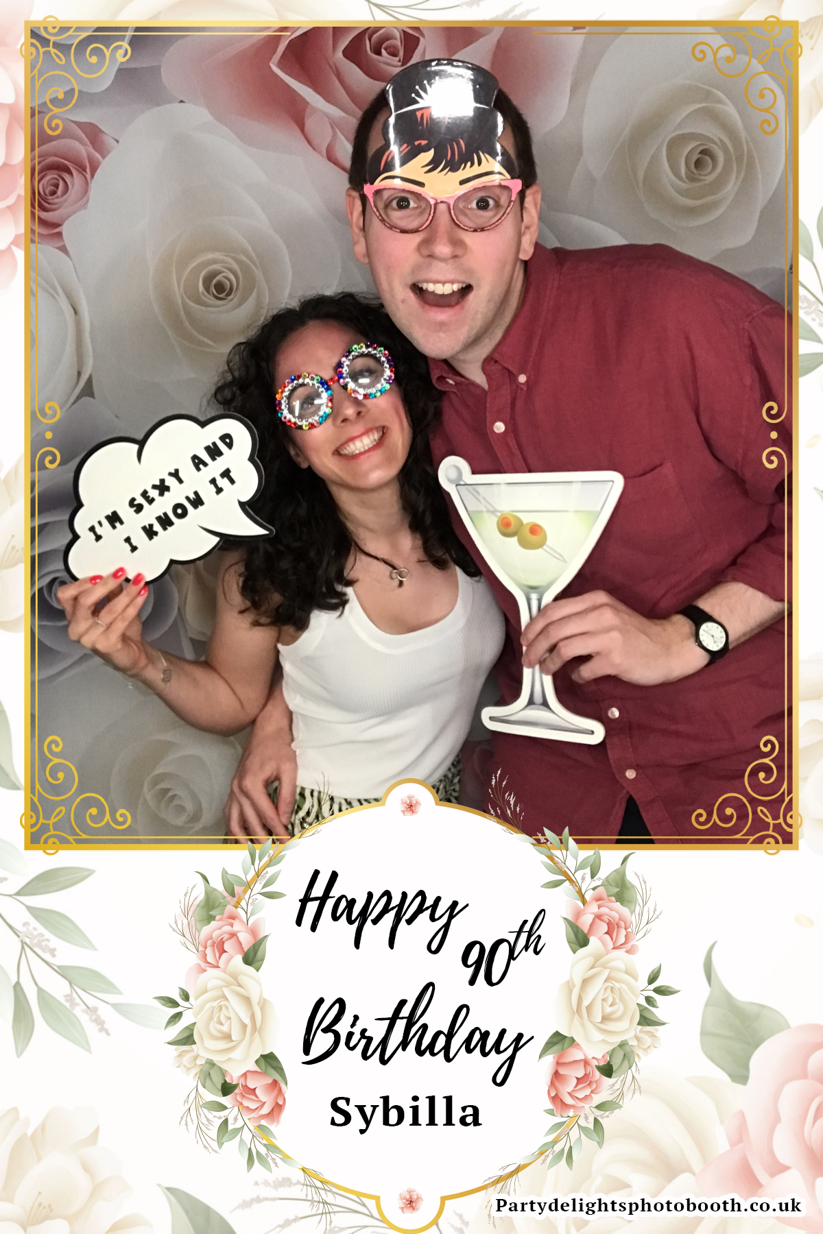 Sybilla’s 90th Birthday | View more photos from the event at gallery.partydelightsphotobooth.co.uk/u/PartyDelightsPhotoBooth/Sybilla’s-90th-Birthday