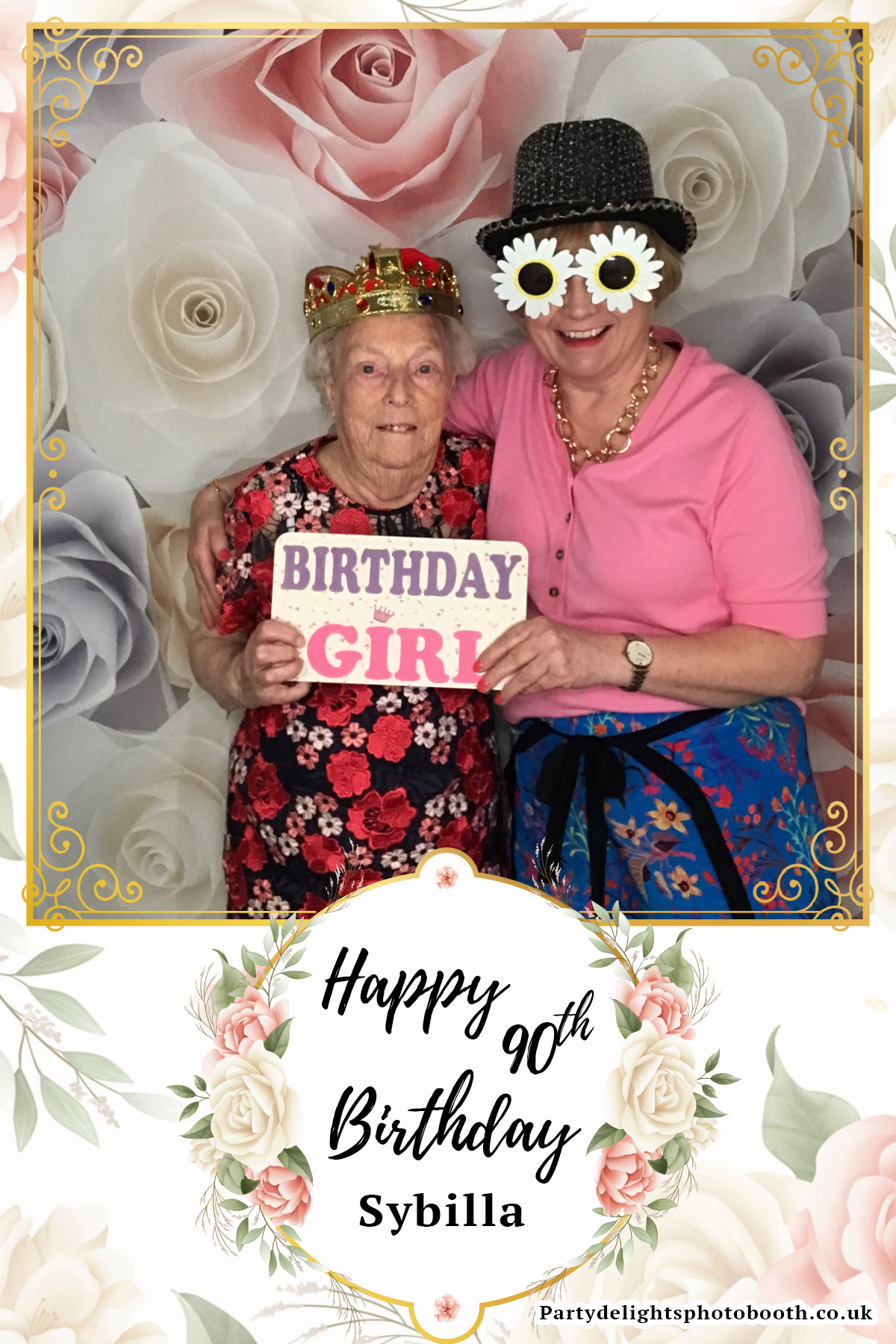 Sybilla’s 90th Birthday | View more photos from the event at gallery.partydelightsphotobooth.co.uk/u/PartyDelightsPhotoBooth/Sybilla’s-90th-Birthday