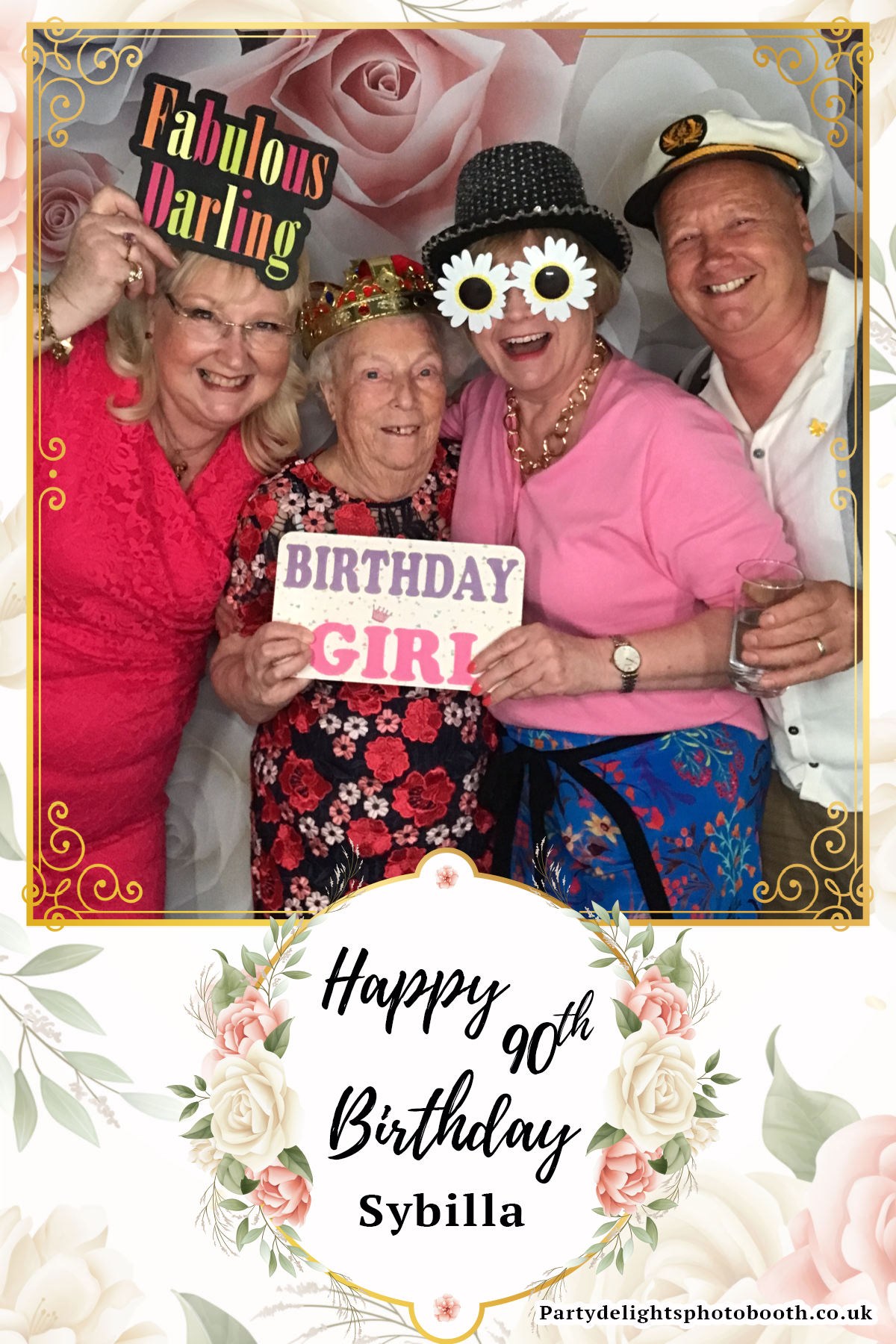 Sybilla’s 90th Birthday | View more photos from the event at gallery.partydelightsphotobooth.co.uk/u/PartyDelightsPhotoBooth/Sybilla’s-90th-Birthday